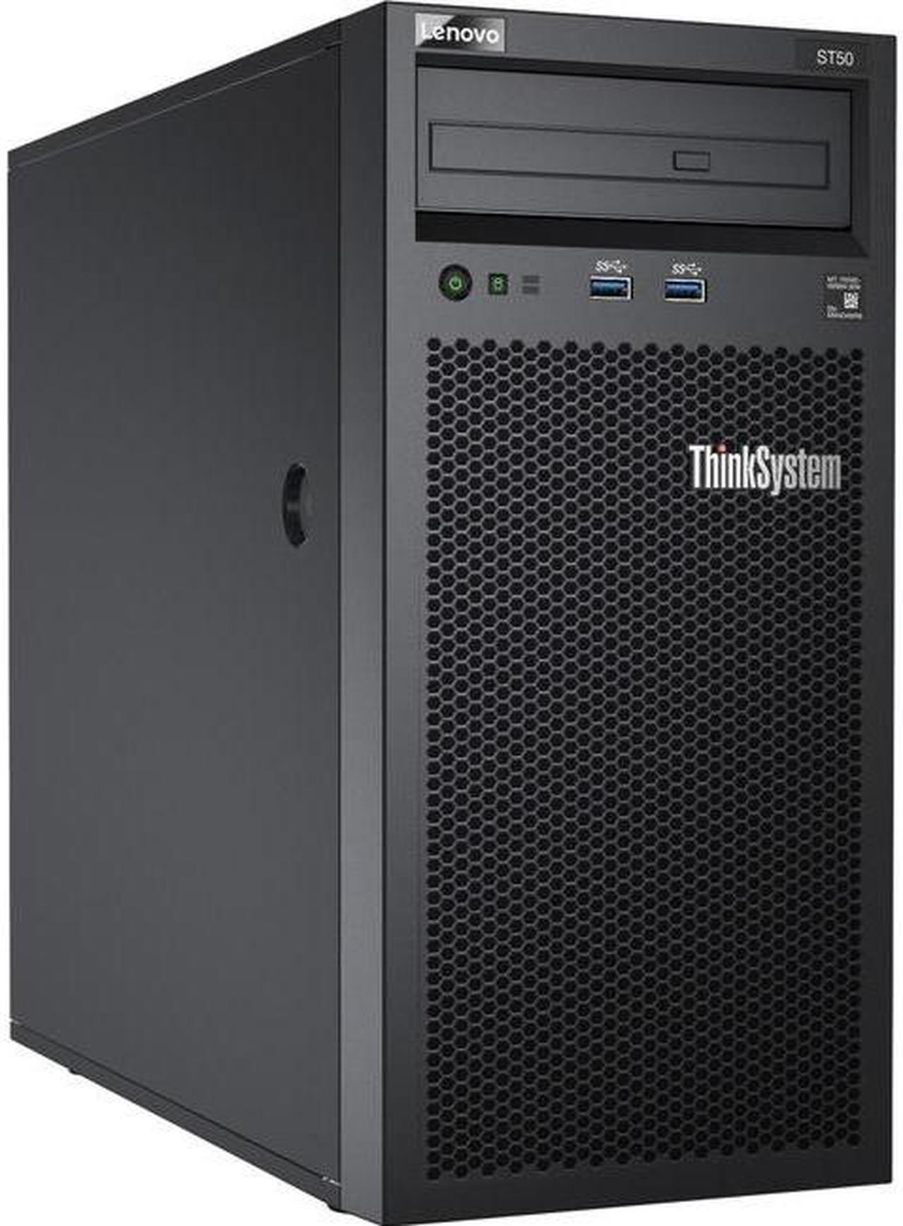 Lenovo - 7Y48A026NA - Lenovo ThinkSystem ST50 7Y48A026NA 4U Tower Server - 1 x Xeon E-2124G - 8 GB RAM HDD SSD - Serial