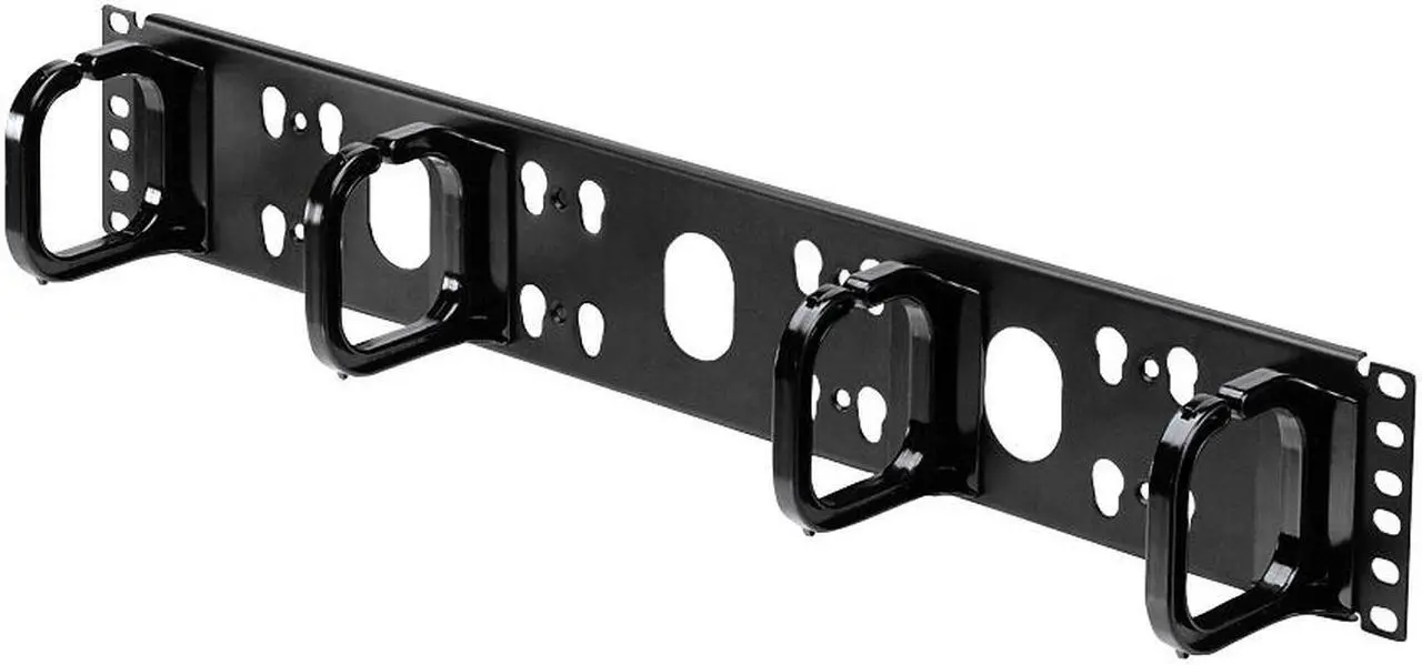 Main image of Panduit - CMPHH2 - PANDUIT Open-Access Horizontal Cable Manager - Black - 1 Pack - 2U Rack Height - 19 Panel Width