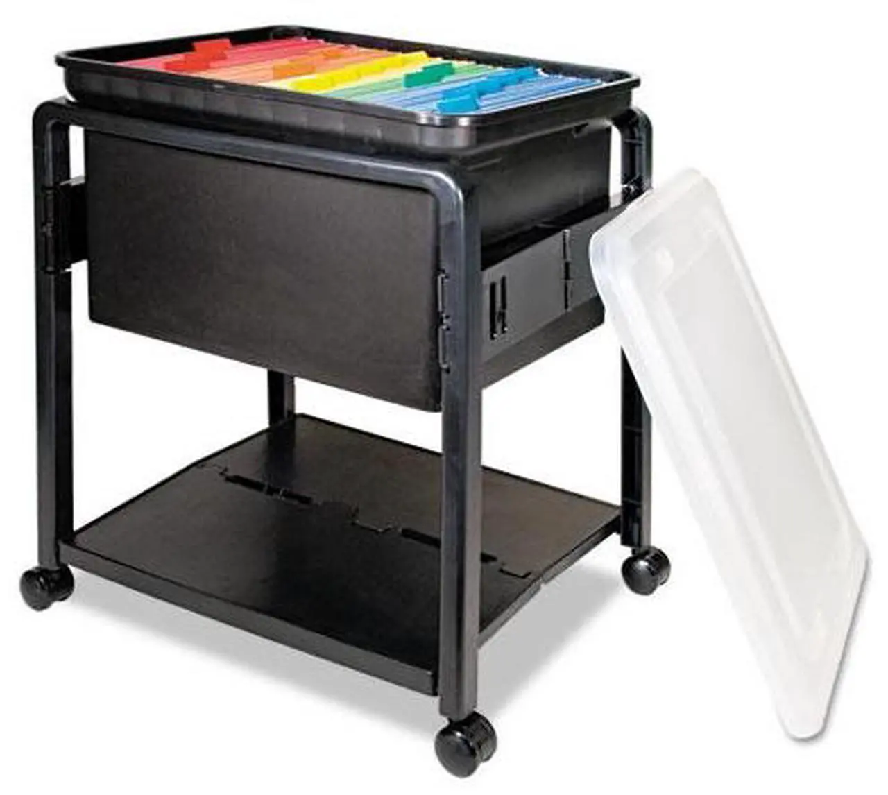Alt view image 10 of 11 - Advantus Folding Mobile Filing Cart