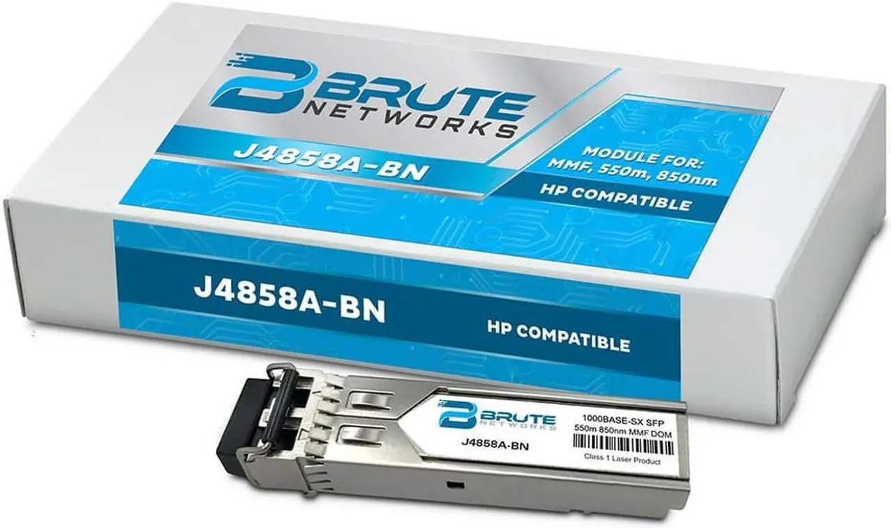 Alt view image 5 of 7 - HP J4858A - 1000BASE-SX 550m MMF 850nm SFP (100% Compatible)