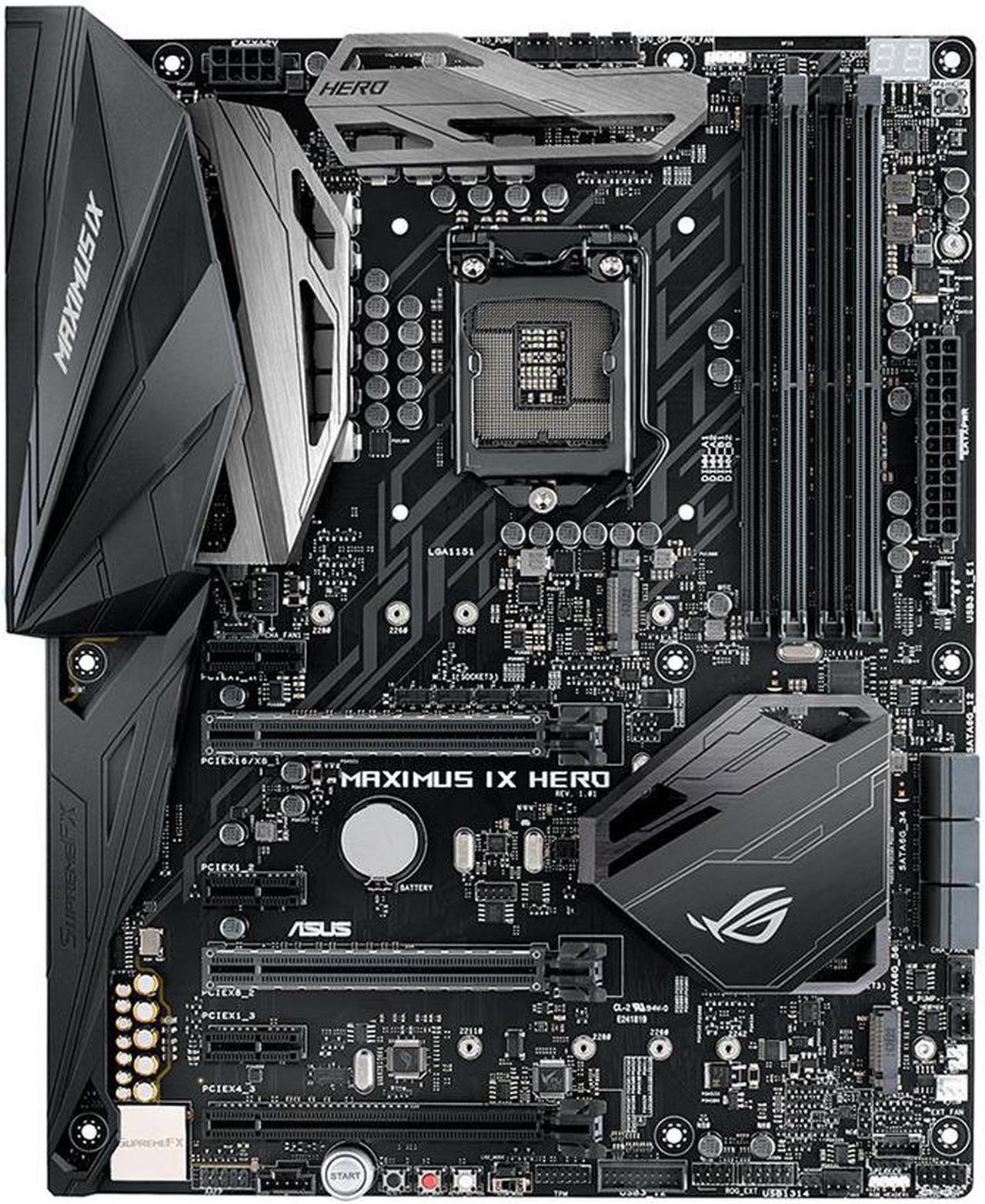 ASUS ROG Maximus IX Hero LGA1151 DDR4 DP HDMI M.2 USB 3.1 ATX Motherboard