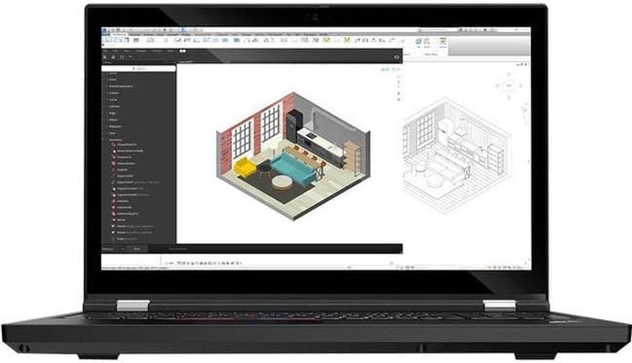 Alt view image 3 of 4 - Lenovo ThinkPad P15g Gen 1 Workstation, 1080p, i7-10850H, 16GB/512GB, RTX2080