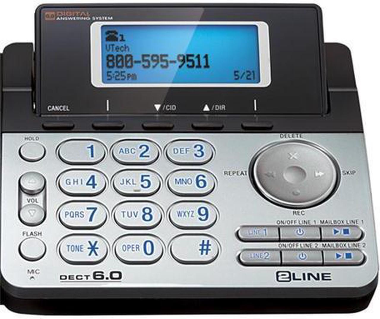 Alt view image 4 of 4 - Vtech VT-DS6151 Vtech 2-Line Cordless With Itad