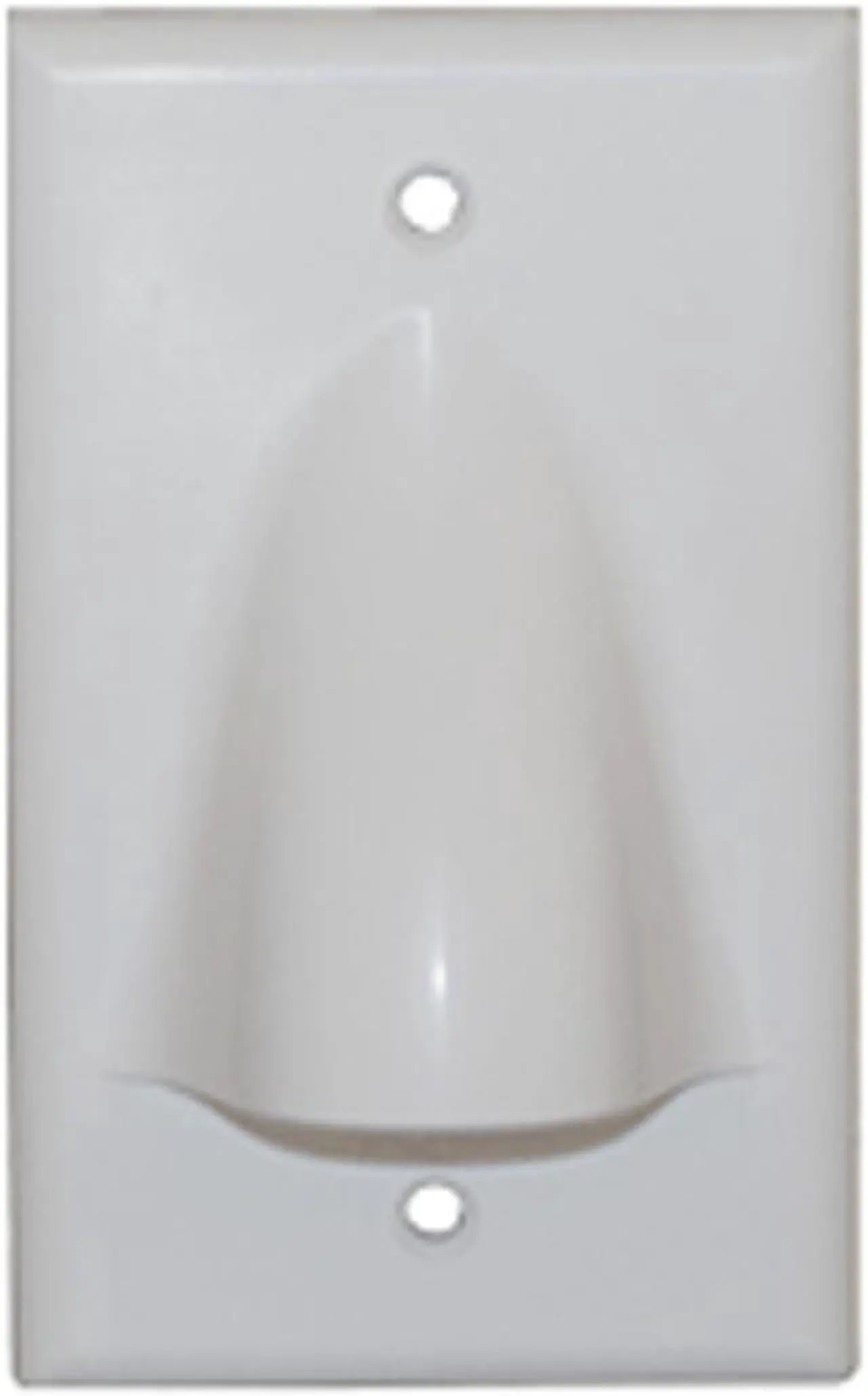 Alt view image 4 of 4 - FACEPLATE 1 GANG BULK NOSE WHITE