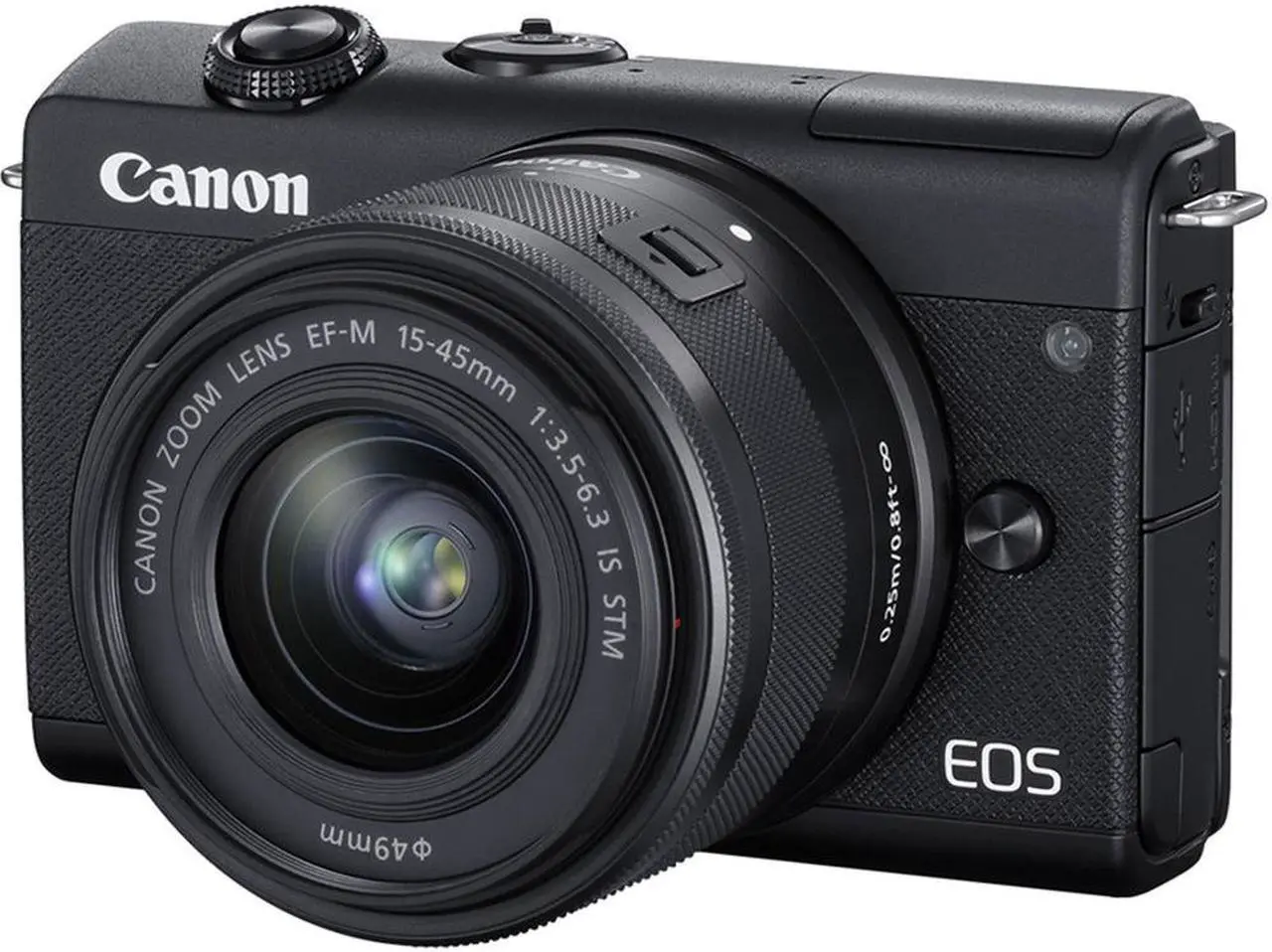 Alt view image 18 of 20 - Canon EOS M200 Mirrorless Camera with 15-45mm Lens -Black