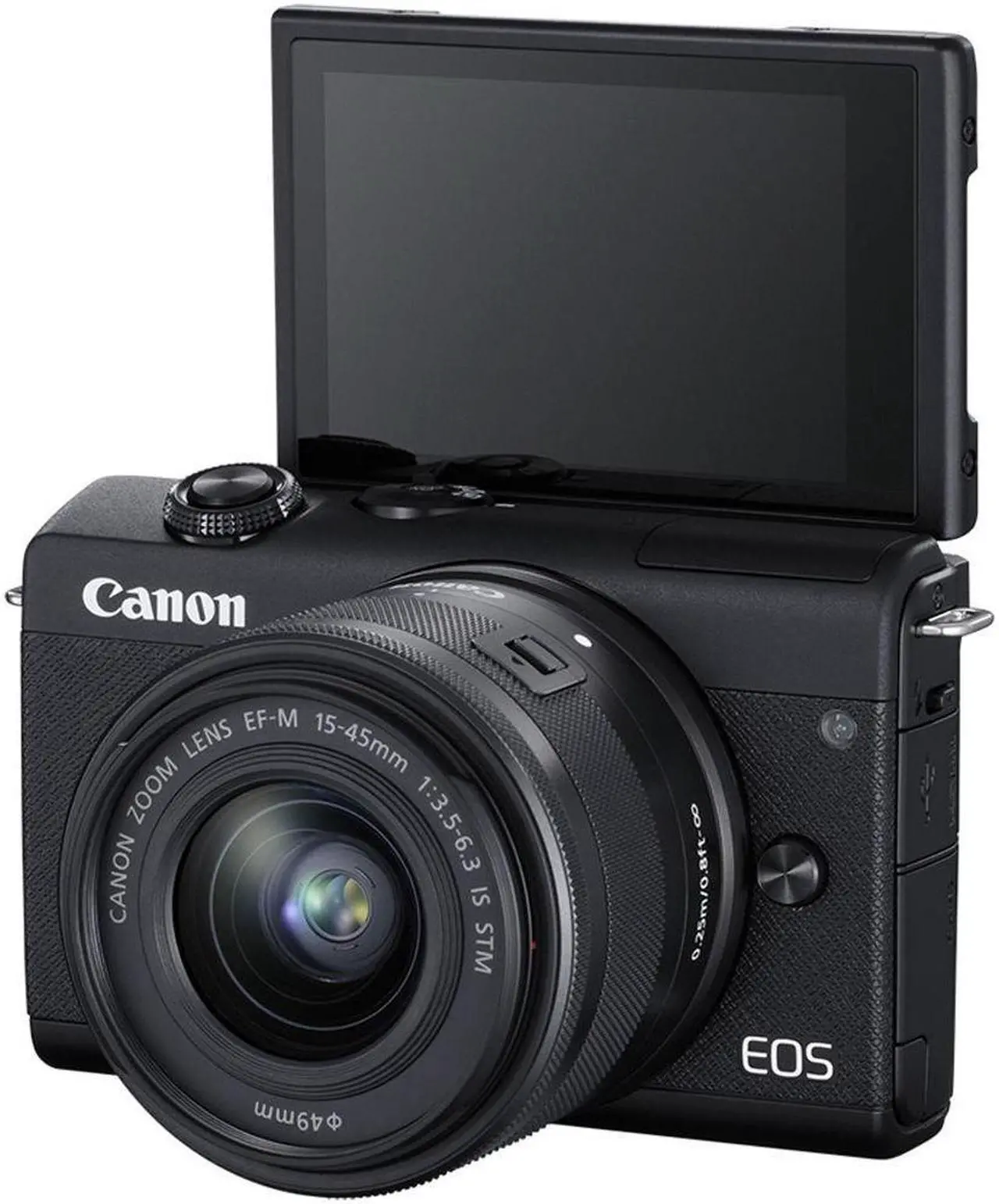 Alt view image 20 of 20 - Canon EOS M200 Mirrorless Camera with 15-45mm Lens -Black
