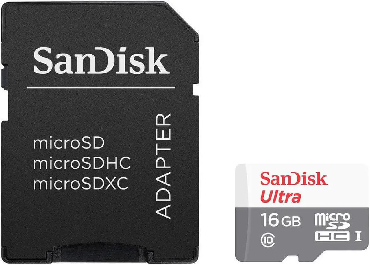 Alt view image 2 of 4 - 3 Packs SanDisk 16GB Ultra UHS-I microSDHC Memory Card with SD Adapter
