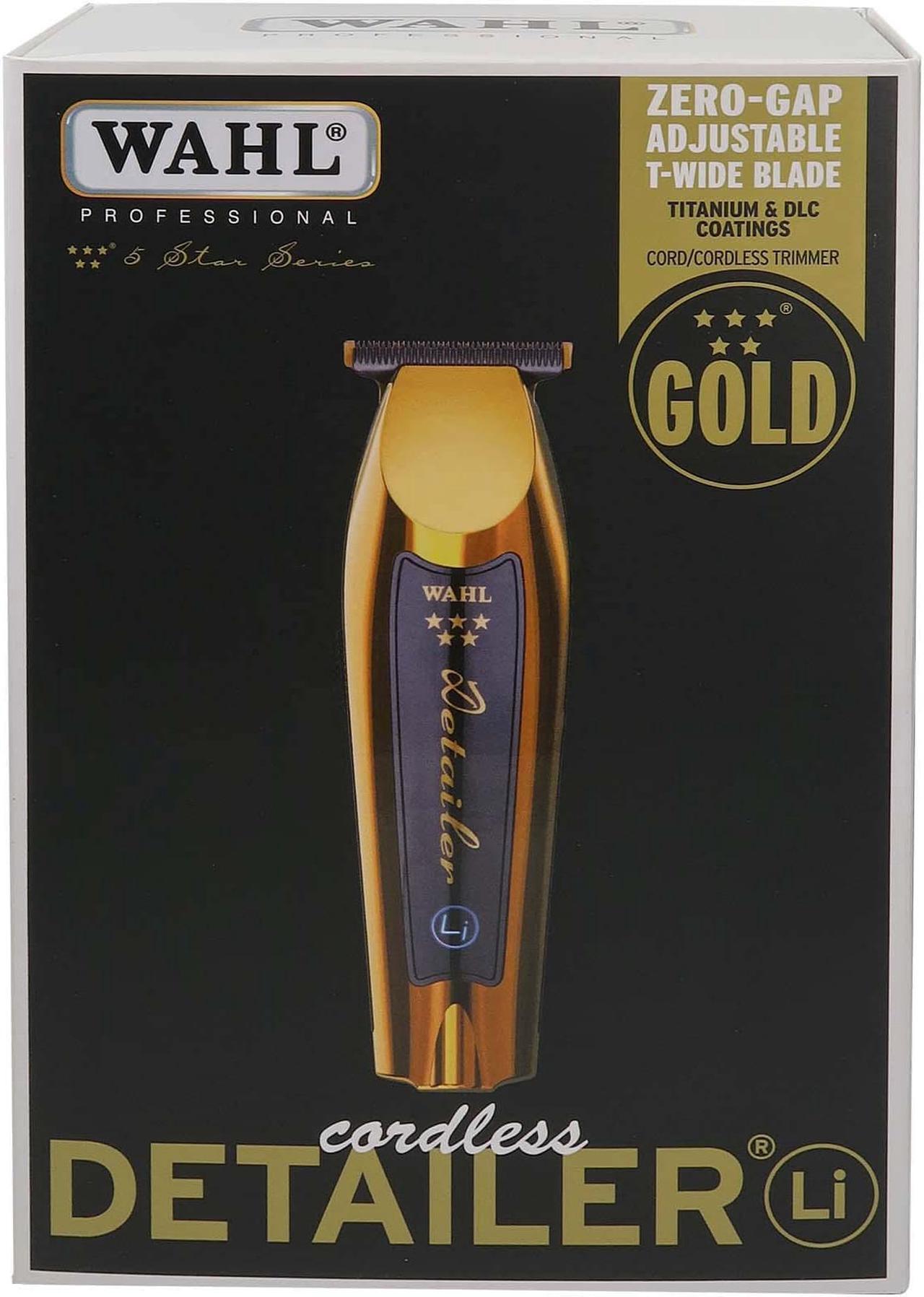 Alt view image 4 of 6 - Wahl 5 Star Gold Detailer Cordless Li Trimmer #8171-700