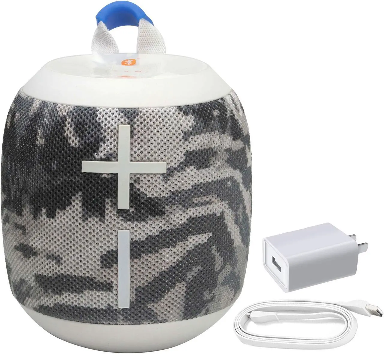 Main image of Logitech Ultimate Ears WONDERBOOM 2 Bluetooth Waterproof Jungle Grey Speaker with USB Plug