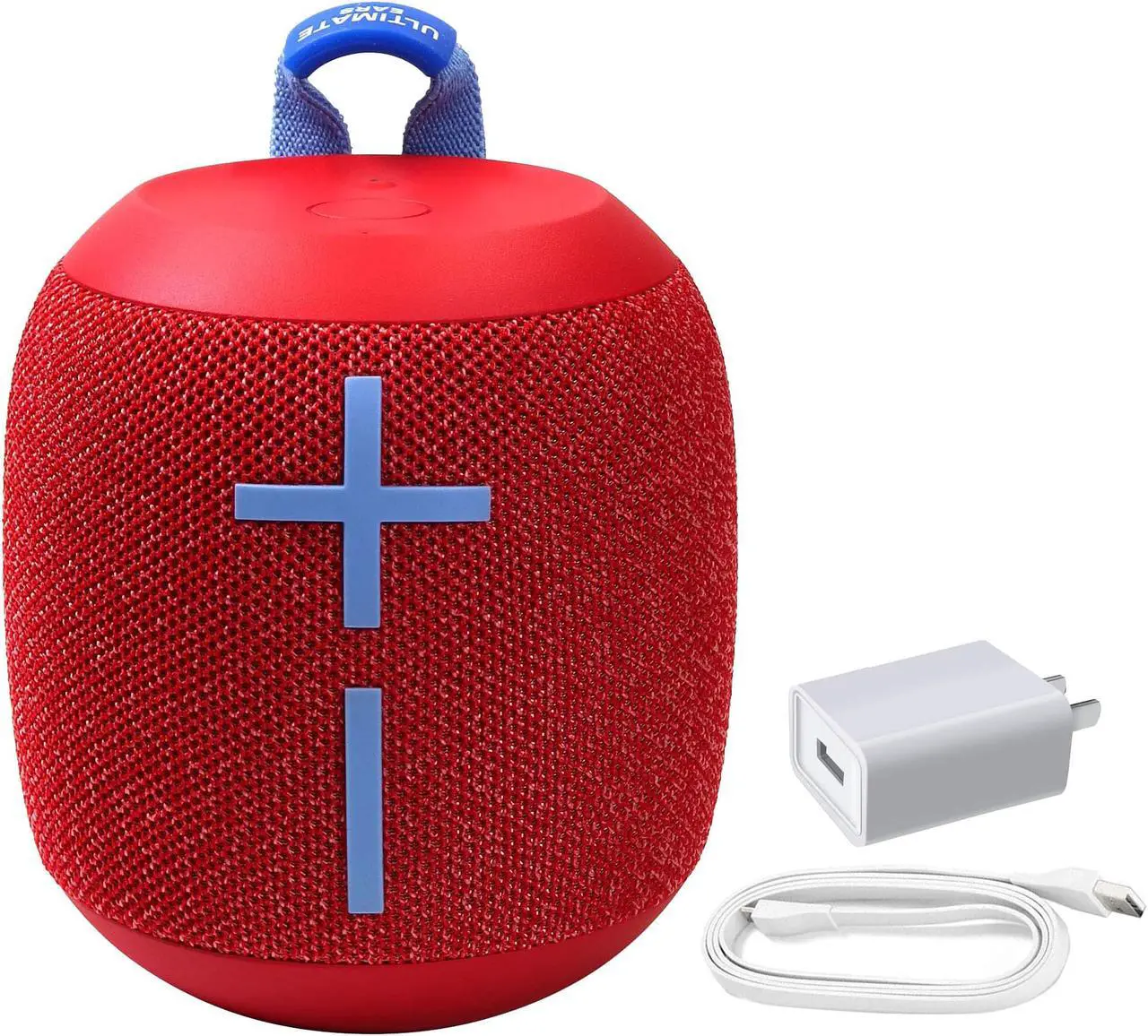Main image of Logitech Ultimate Ears WONDERBOOM 2 Bluetooth Waterproof Radical Red Speaker with USB Plug