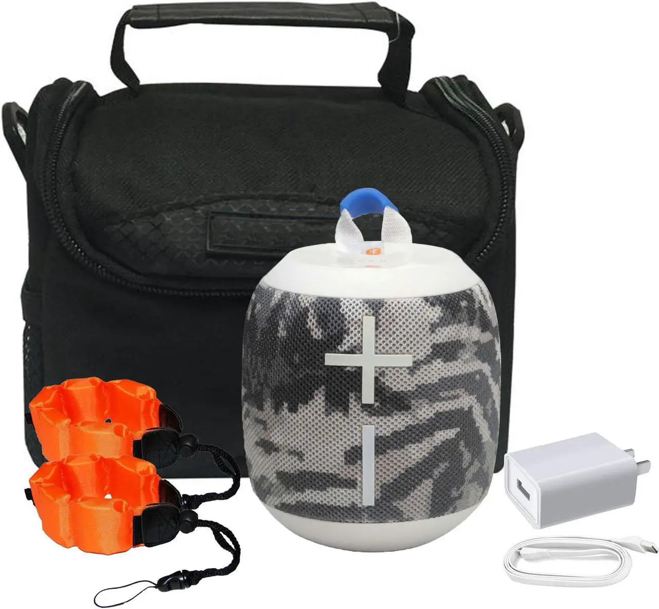 Main image of Logitech Ultimate Ears WONDERBOOM 2 Waterproof Portable Bluetooth (Speaker Jungle Grey) Bundle