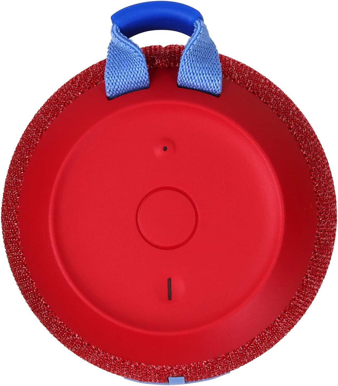 Alt view image 3 of 6 - Logitech Ultimate Ears WONDERBOOM 2 Waterproof Portable Bluetooth Speaker (Radical Red) Bundle