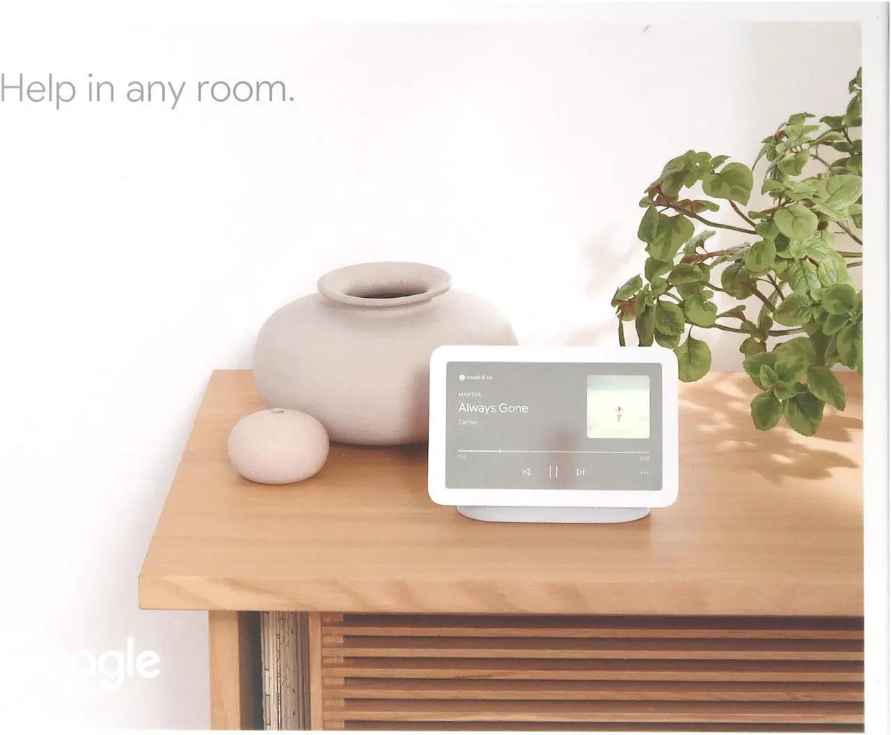 Alt view image 5 of 7 - Google Nest Hub 2nd Gen Smart Home Display with Google Assistant (Chalk) and Google Nest Audio Smart Speaker (Sand)