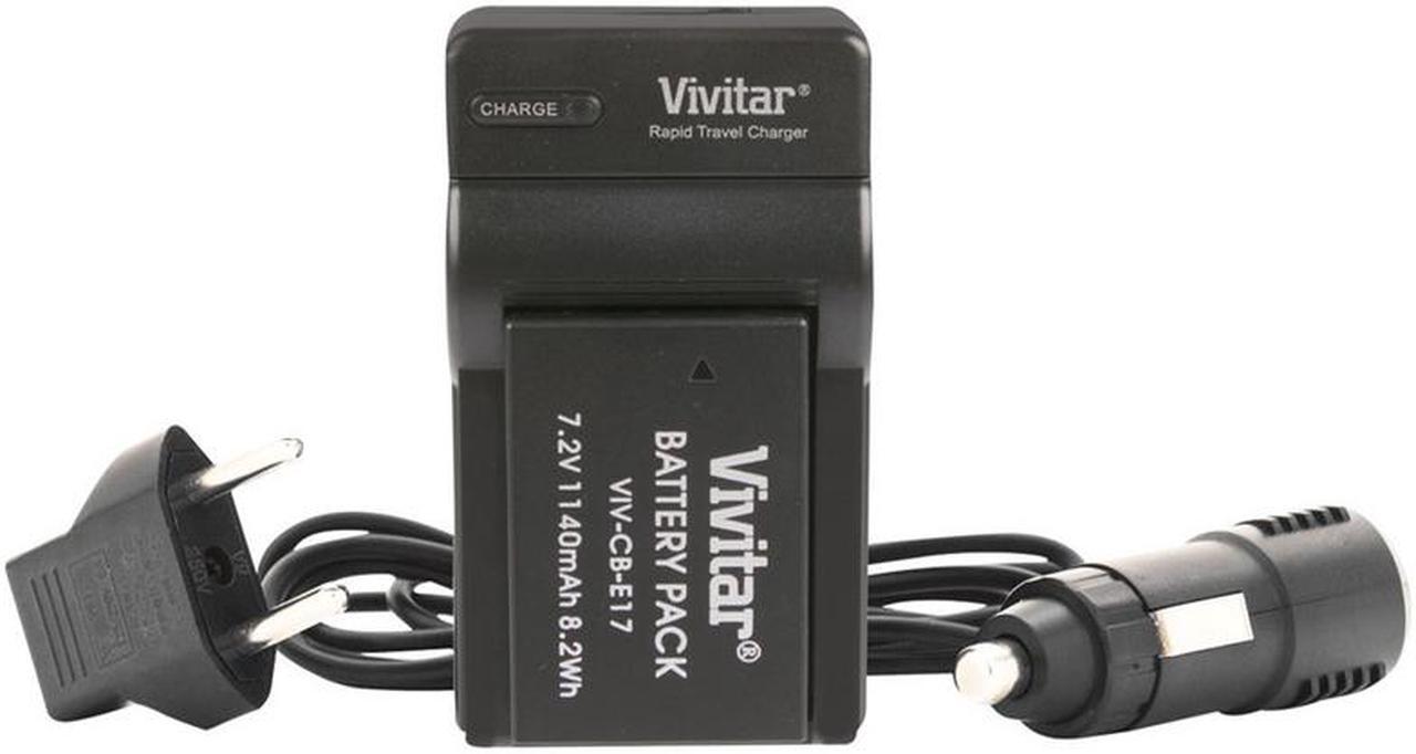 Alt view image 2 of 2 - Two LP-E17 Replacement Battery Charger for Canon EOS M5 77D 200D  Digital Camera