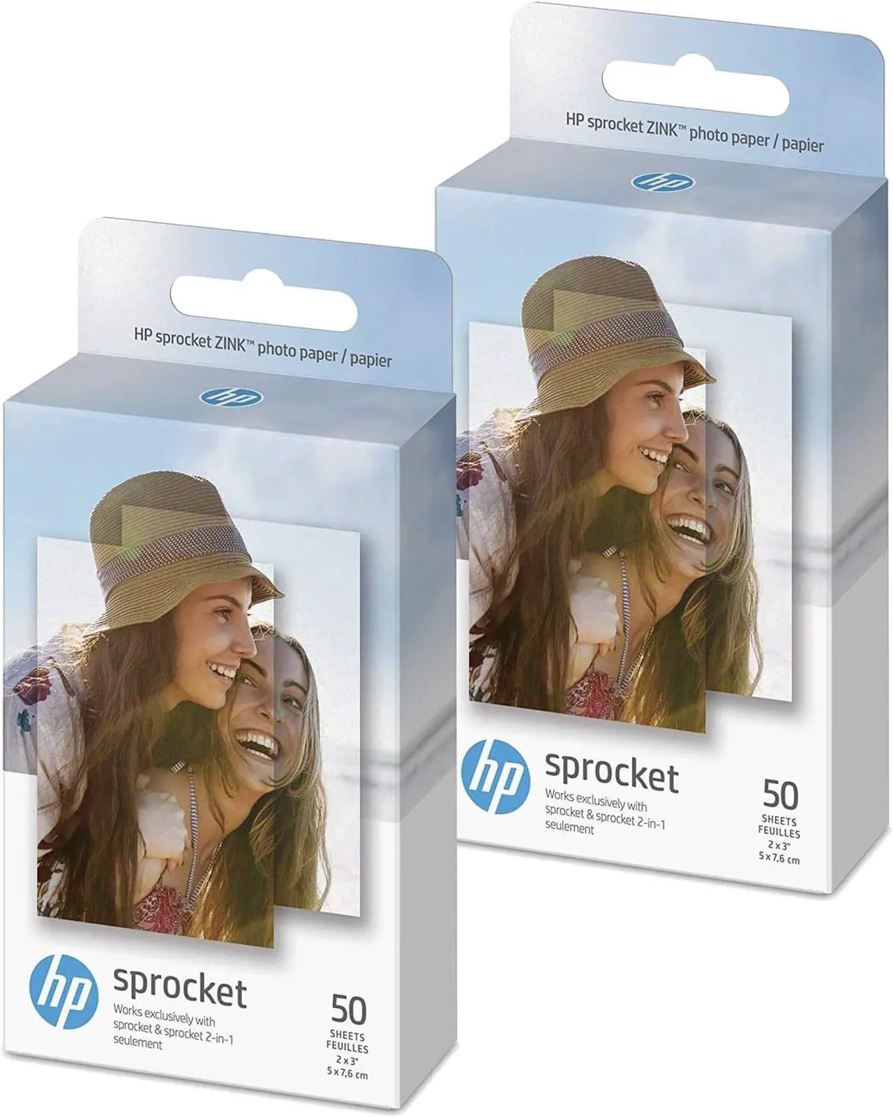 Alt view image 2 of 16 - HP - Sprocket ZINK(R) Photo 2" x 3" 100-Count Paper - White