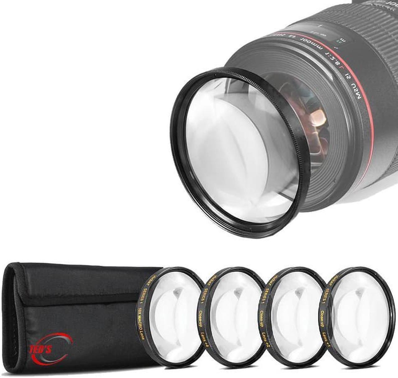 Main image of 52MM +1 +2 +4 +10 Close Up Macro Filter Set FOR 35mm f/1.8G, 40mm f/2.8G Lenses
