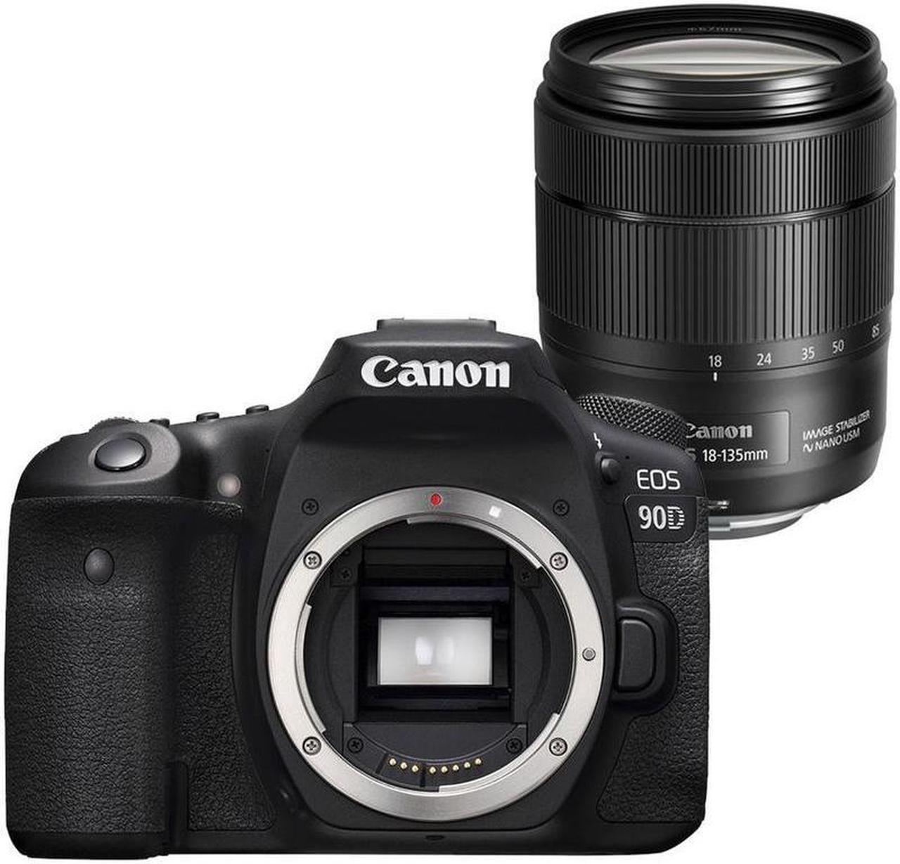 Alt view image 9 of 20 - Canon EOS 90D DSLR Camera with 18-135mm Lens