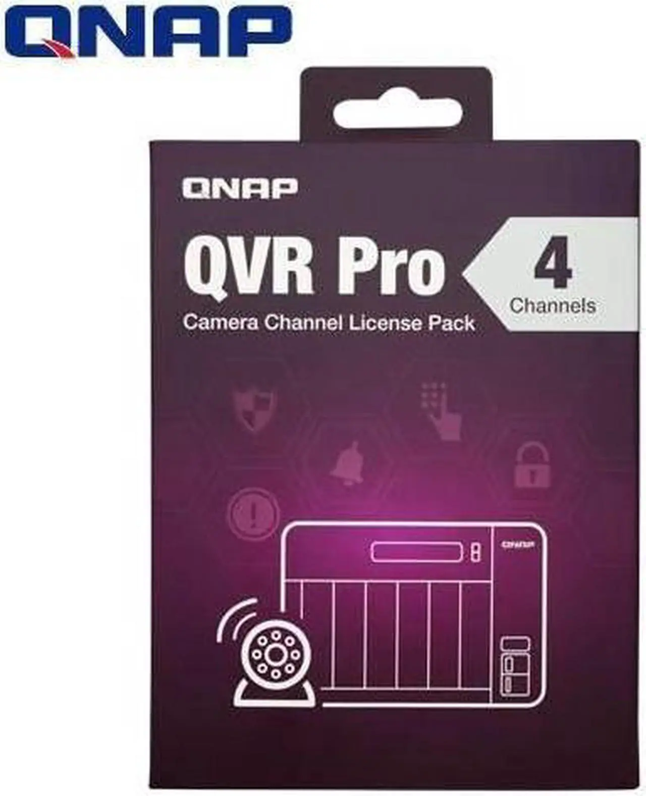 Main image of QNAP LIC-SW-QVRPRO-4CH QNAP QVR Pro 4 Channel License (QVR Pro Gold is required)