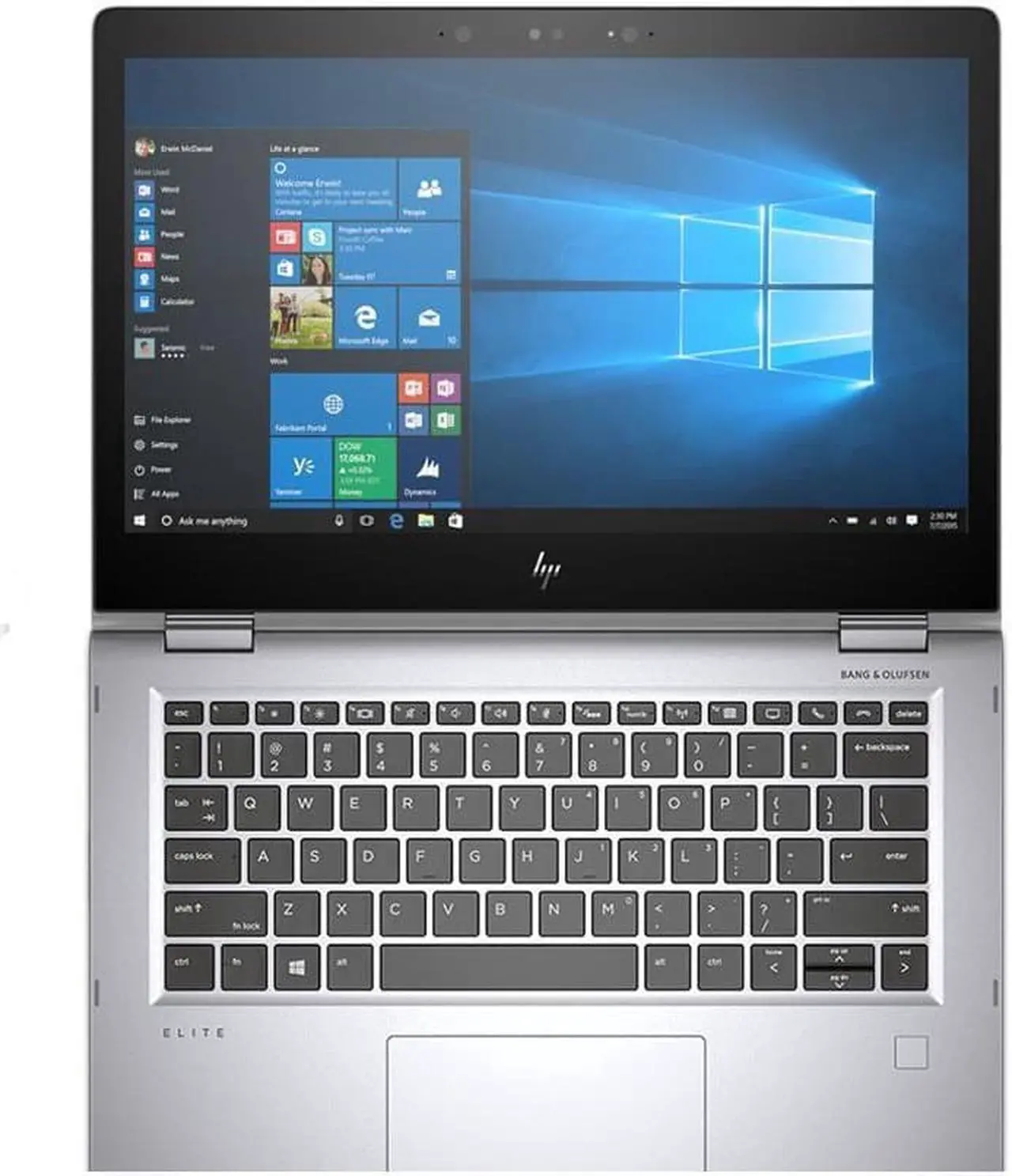 Alt view image 3 of 8 - HP Elitebook x360 1030 G2 Laptop 13.3" FHD Touch i7-7500U 16GB 512GB WIFI/BT W10