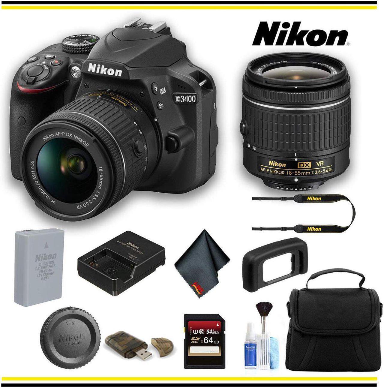 Main image of Nikon D3400 DSLR Camera with 18-55mm Lens