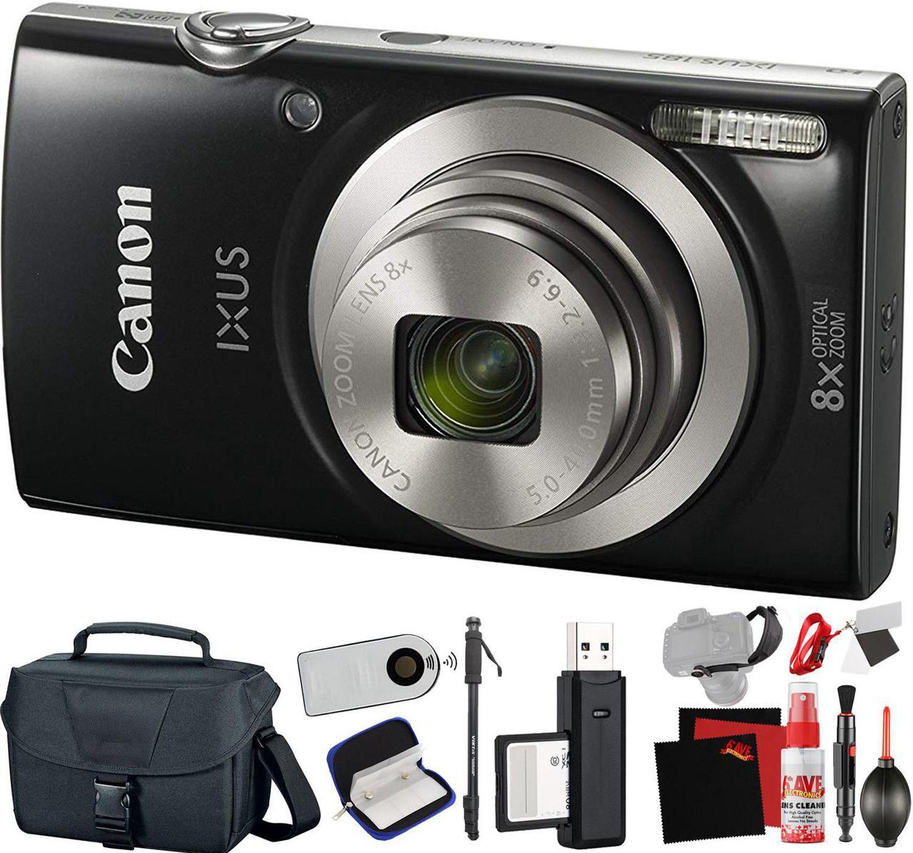 Main image of Canon IXUS 185 Digital Camera (International Model) with Extra Accessory Bundle