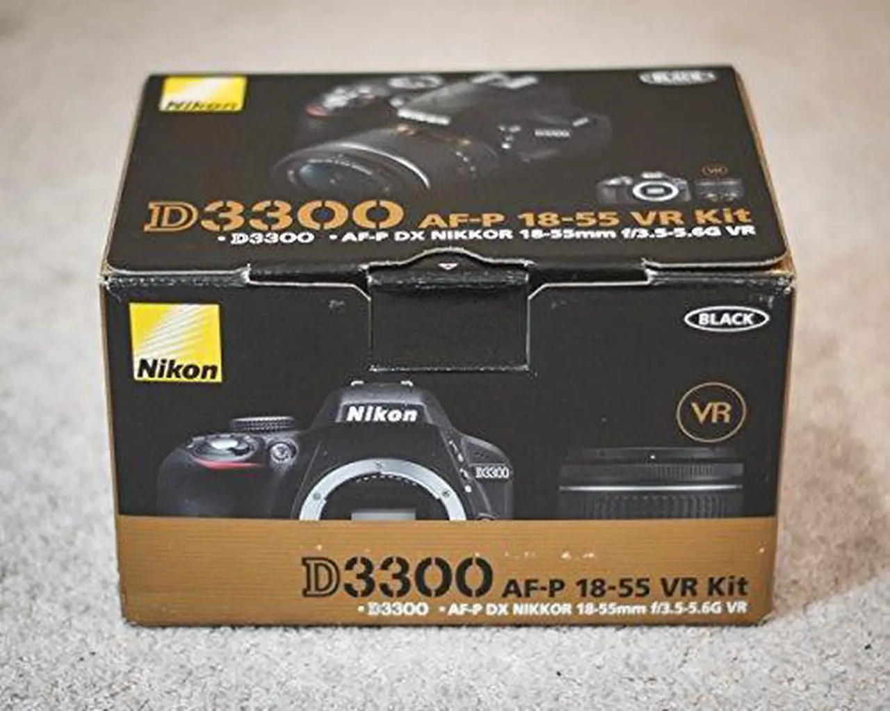 Alt view image 3 of 4 - Nikon D3300 Digital SLR Camera Body (Black) - International Version (No Warranty)