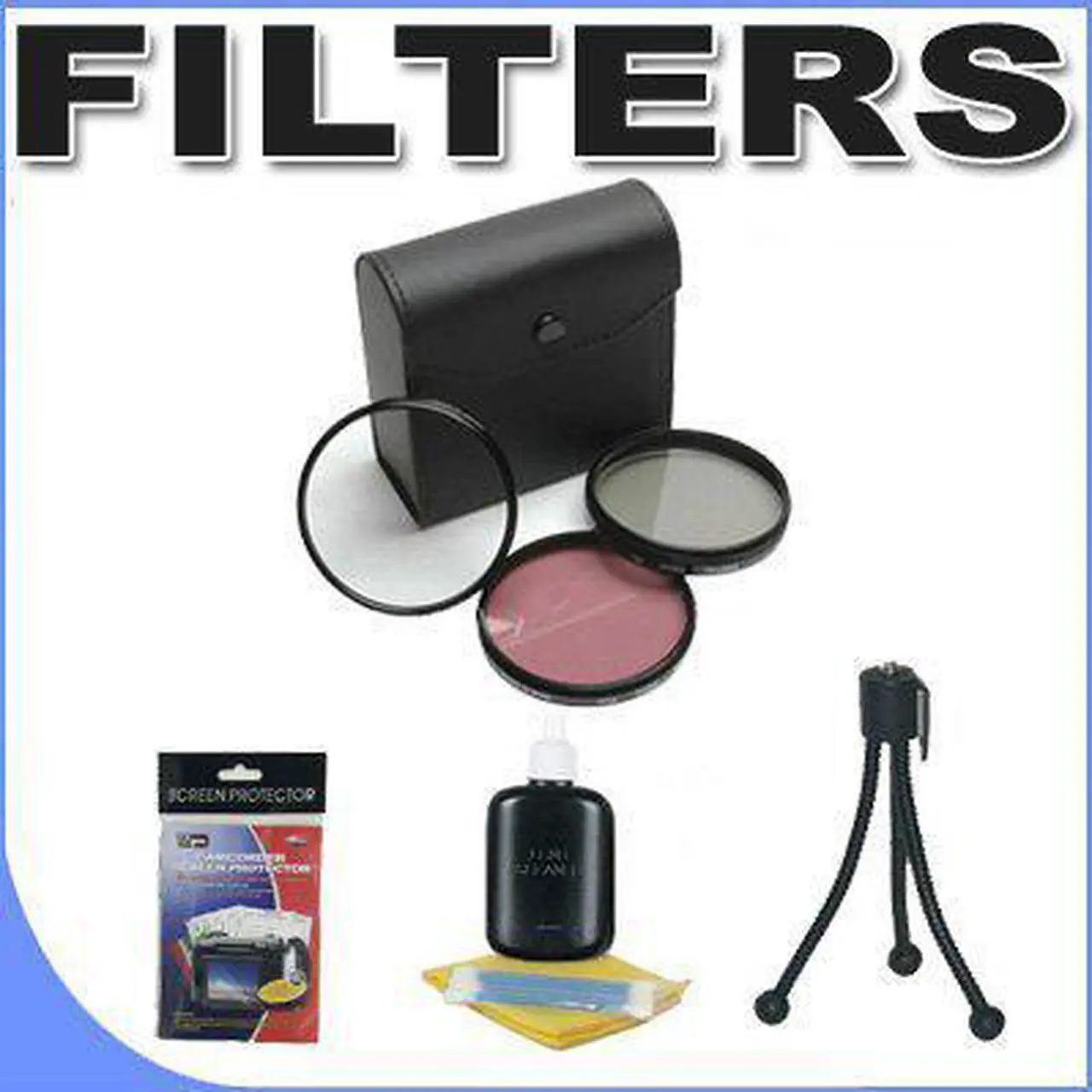 Main image of Digital Concepts 72mm 3 Piece Filter Kit for Nikon DSLR 18-200mm, 24-120mm, 24-85mm f/2.8 and More Lenses BigVALUEInc Ac
