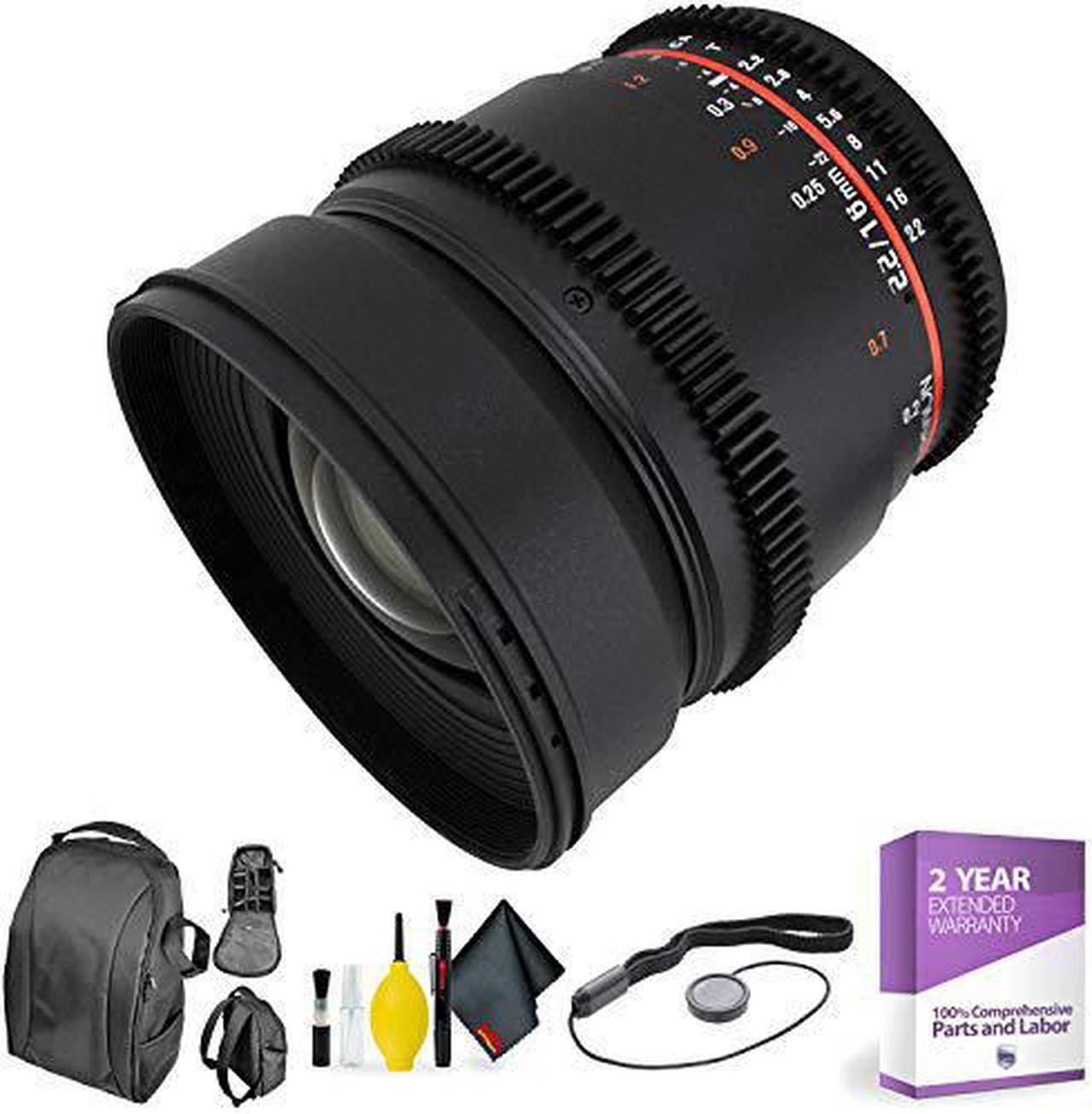 Alt view image 4 of 4 - ROKINON 16MM T/2.2 Wide Sony NEX + Deluxe Lens Cleaning Kit Bundle