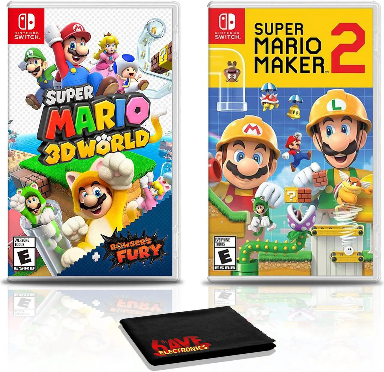 Main image of Super Mario 3D World + Bowser's Fury with Super Mario Maker 2 - Nintendo Switch