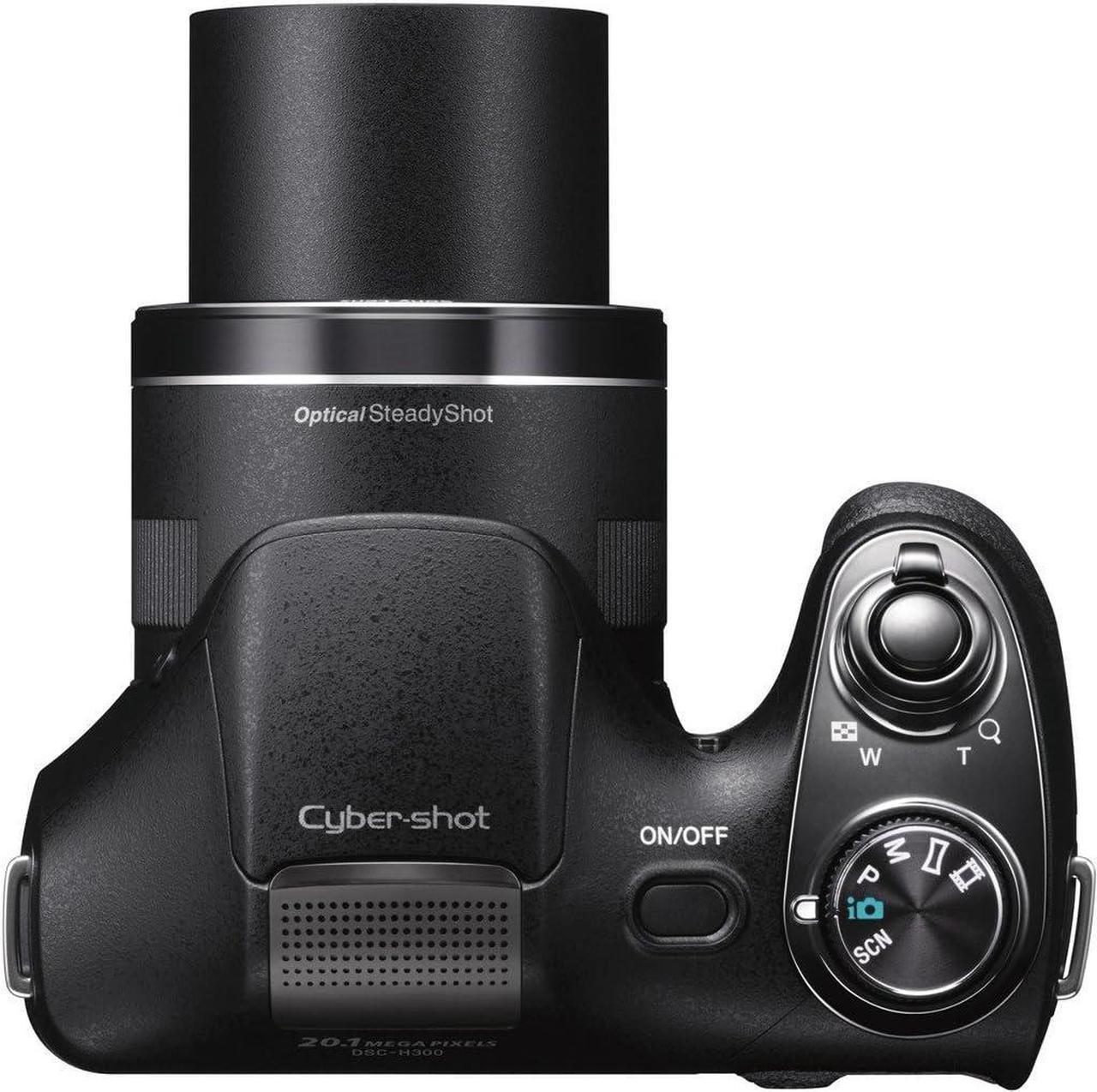 Alt view image 10 of 11 - Sony Cyber-shot DSC-H300/B 20.1 Megapixels Digital Camera - 35x Optical/70x Digital Zoom - 3.0-inch LCD Display - 4.5-157.5 mm Lens - Black