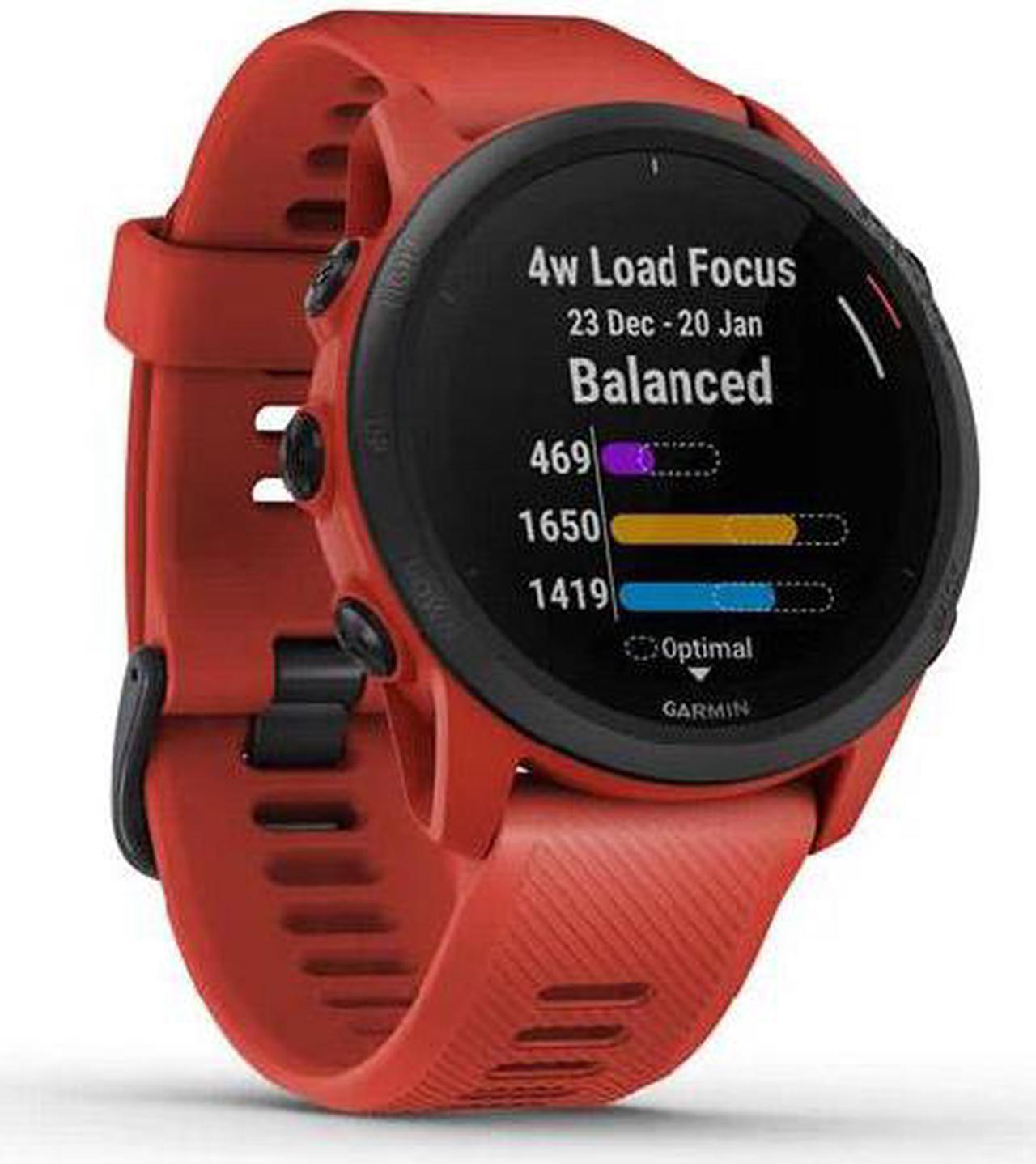 Alt view image 3 of 10 - Garmin Forerunner 745, GPS Running Watch, Detailed Training Stats and On-Device Workouts, Essential Smartwatch Functions, Red