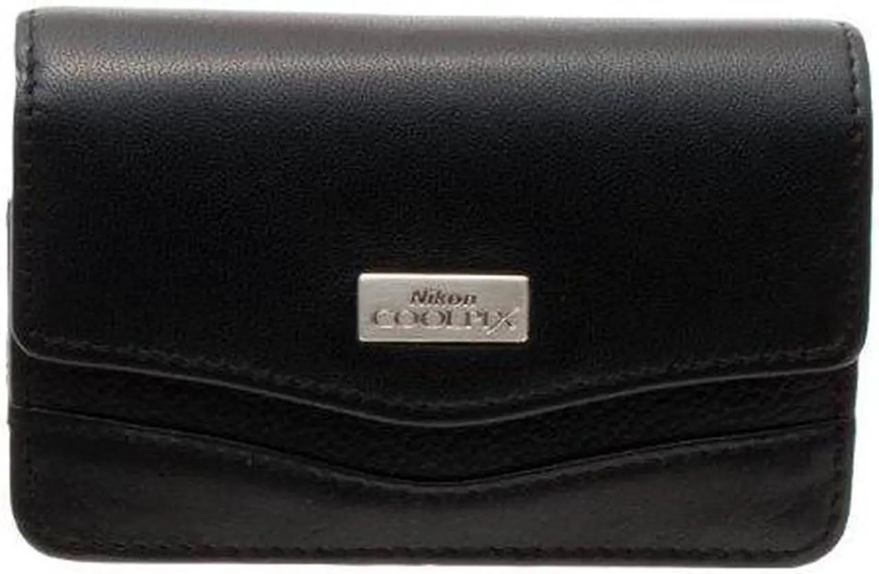 Main image of Nikon Coolpix Black Leather Case for Nikon Coolpix S Series Digital Cameras - S6000, S6100, S8000, S8100