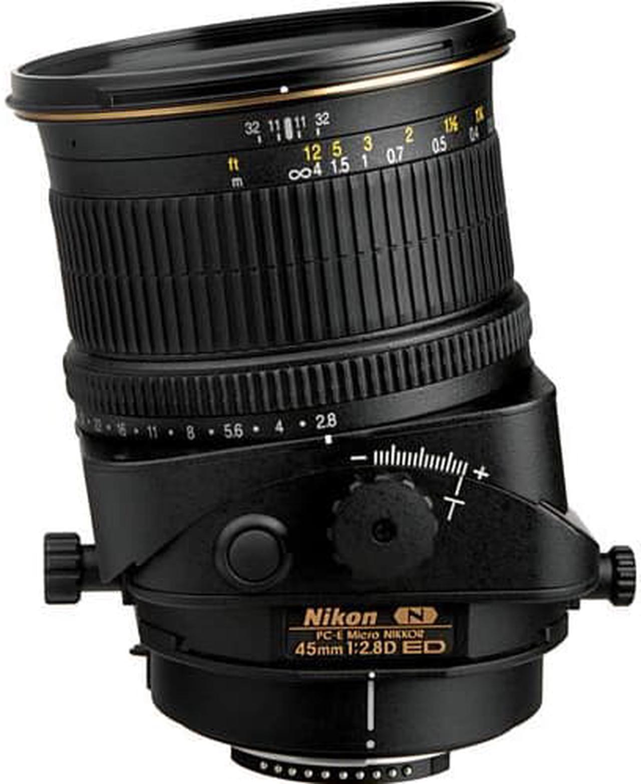 Alt view image 3 of 4 - Nikon PC-E Micro-NIKKOR 45mm f/2.8D ED Tilt-Shift Lens Includes Filter Kits and Tripod (Intl Model) Bundle
