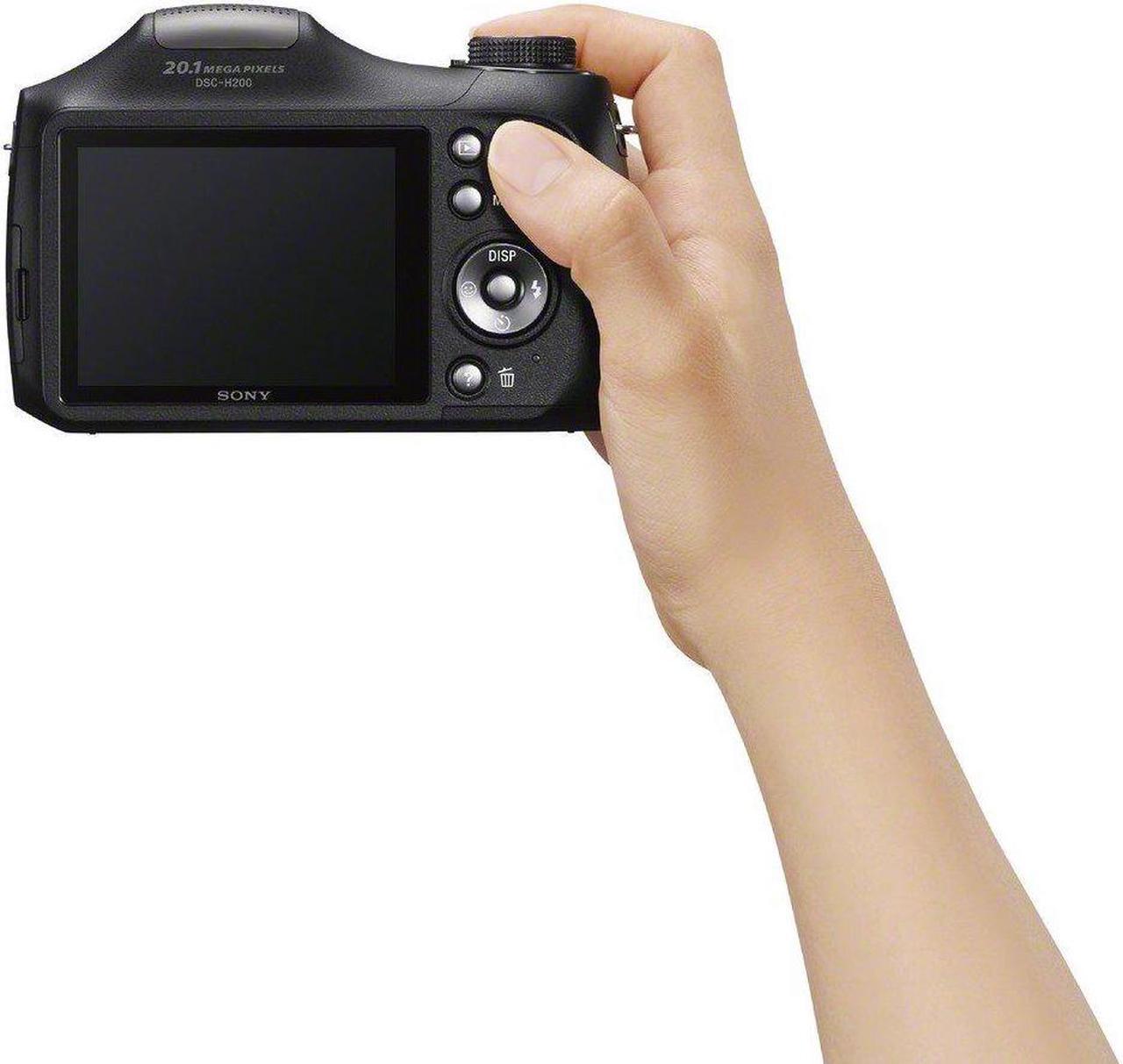 Alt view image 4 of 4 - Sony Cybershot H200 Black 20.1MP 26X (OLD MODEL)