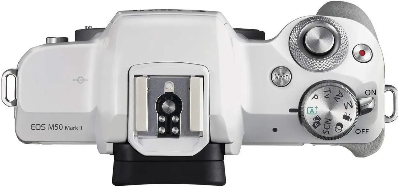 Alt view image 3 of 4 - Canon EOS M50 Mark II + EF-M 15-45mm is STM Kit White (International Model)