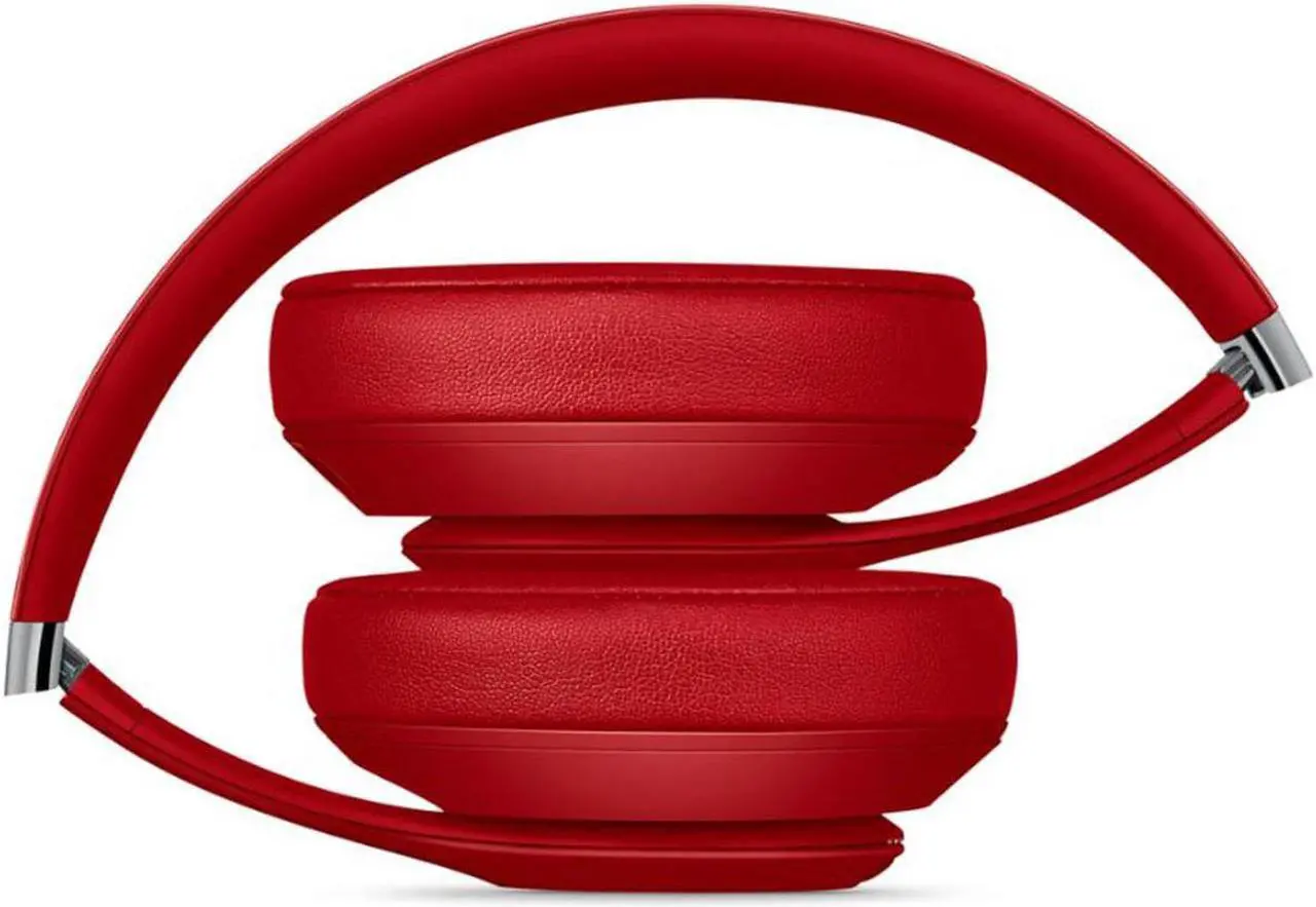 Alt view image 4 of 4 - Beats Studio3 Wireless Over-Ear Noise Cancelling Bluetooth Headphones (Red) with 6Ave Cleaning Kit