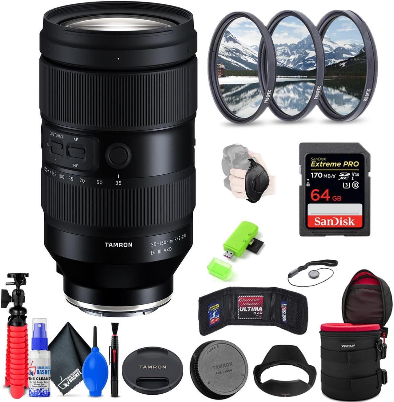 Main image of Tamron 35-150mm f/2-2.8 Di III VXD Lens for Sony E + Accessories (INTL Model)