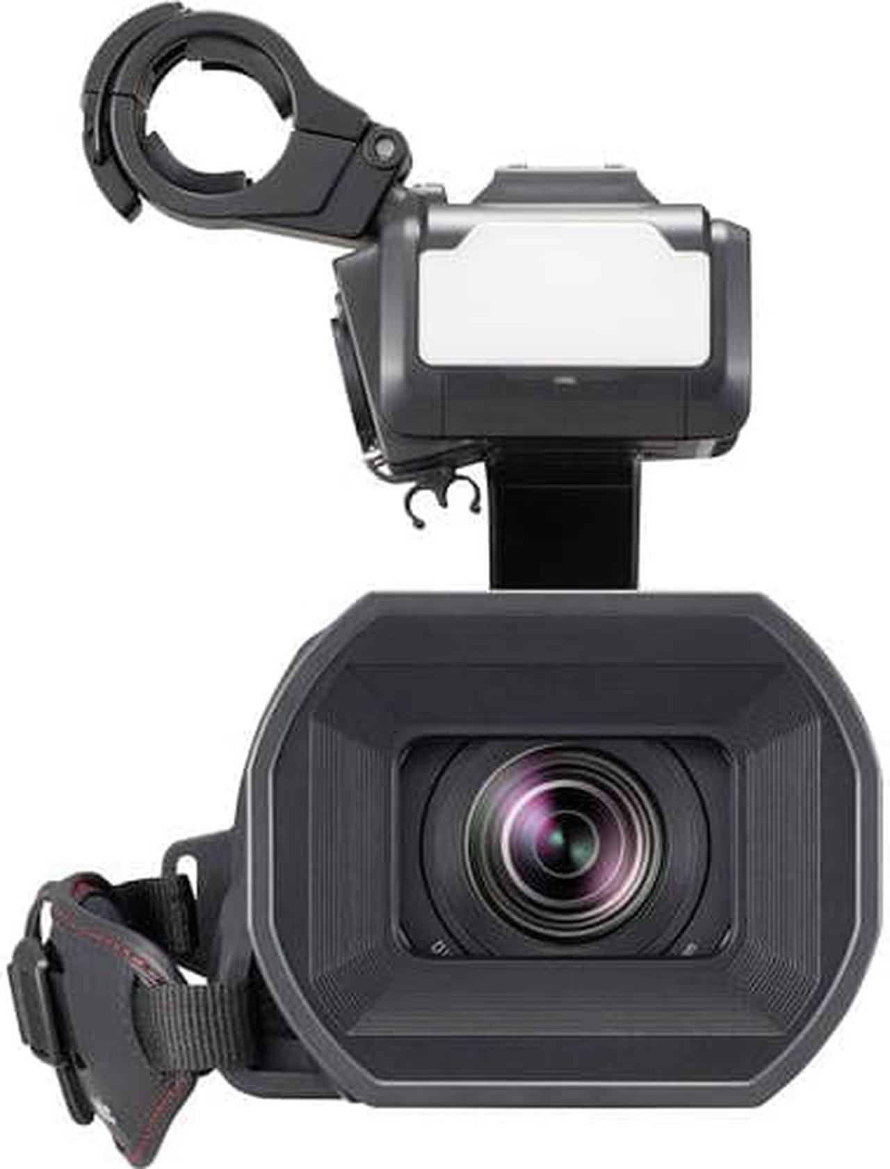 Alt view image 4 of 4 - Panasonic X2000 4K Professional Camcorder with 24x Optical Zoom, WiFi HD Live Streaming, 3G SDI Output and VW-HU1 Detachable Handle