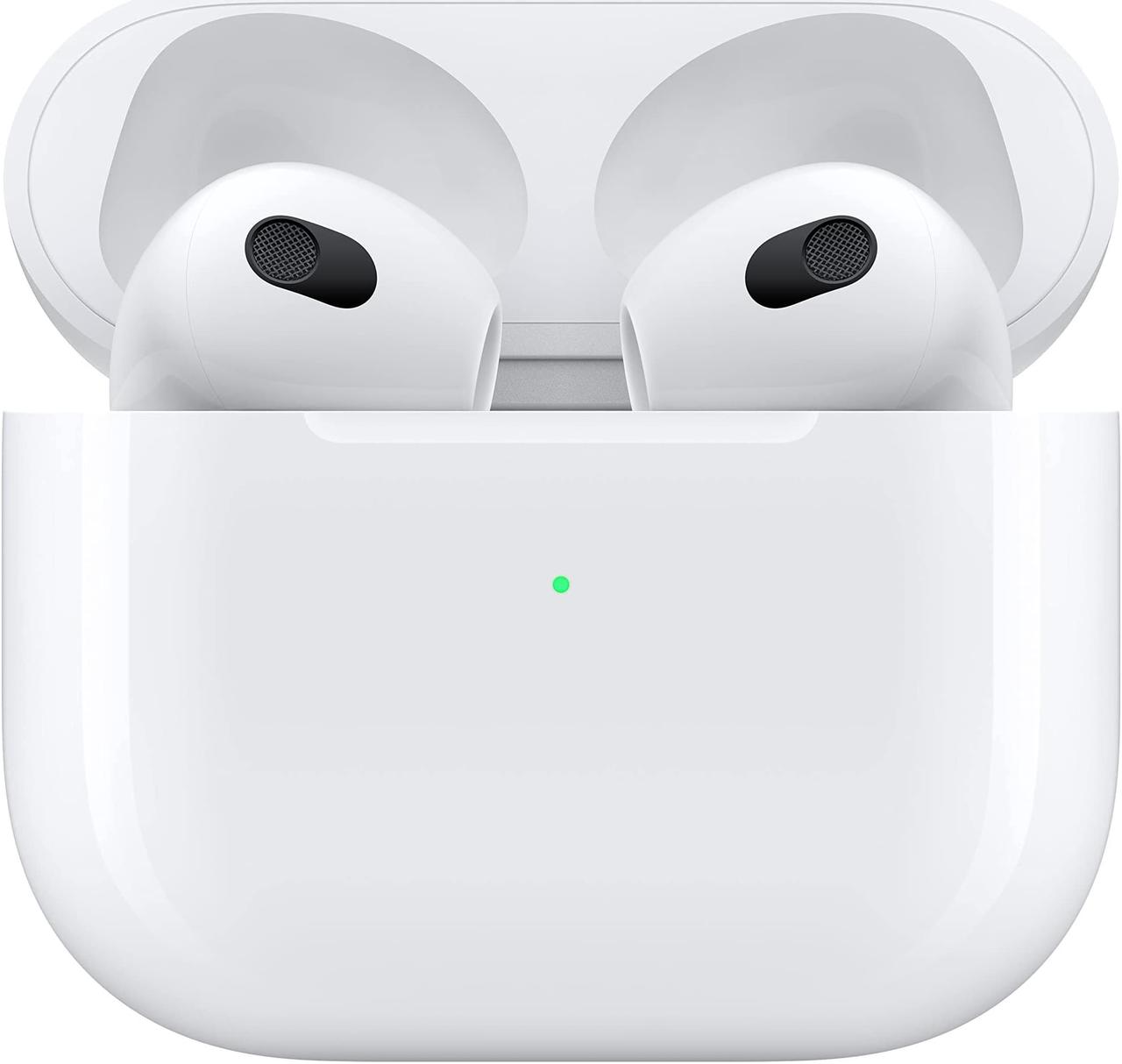 Alt view image 3 of 4 - Apple AirPods (3rd Generation) Wireless Earbuds with Lightning Charging Case
