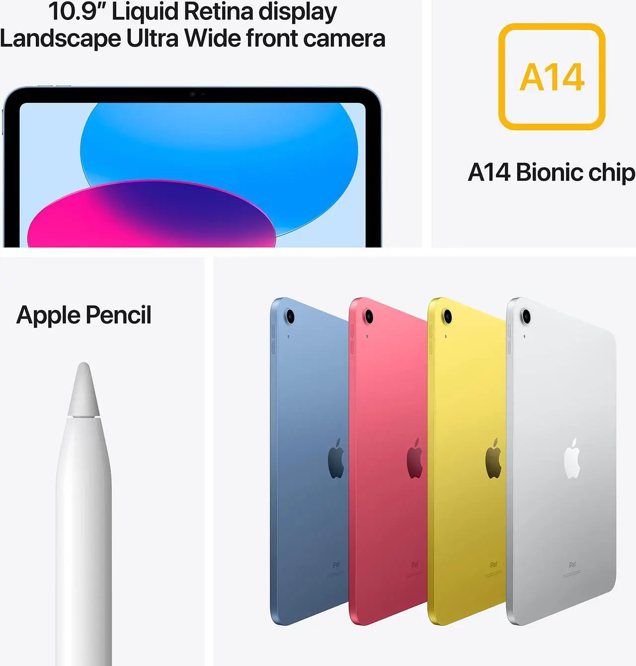 Alt view image 3 of 4 - 2022 Apple 10.9-inch iPad (Wi-Fi, 256GB) - Pink (10th Generation)