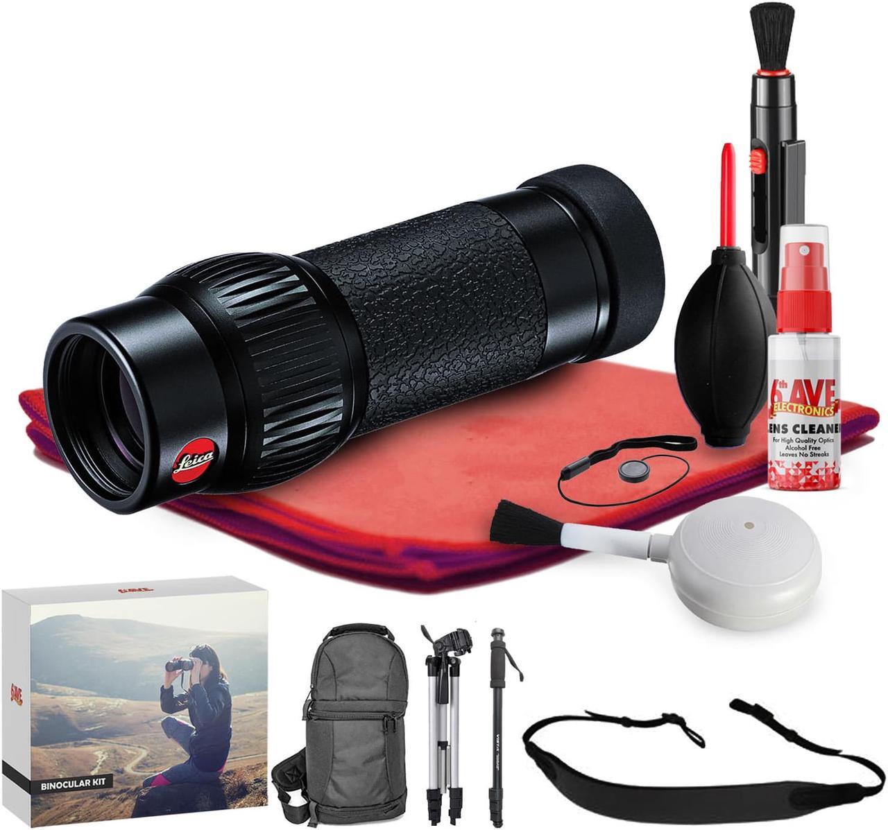Main image of Leica Monovid 8x20 Monocular (Black)  - Exclusive Outdoors Binoculars Kit