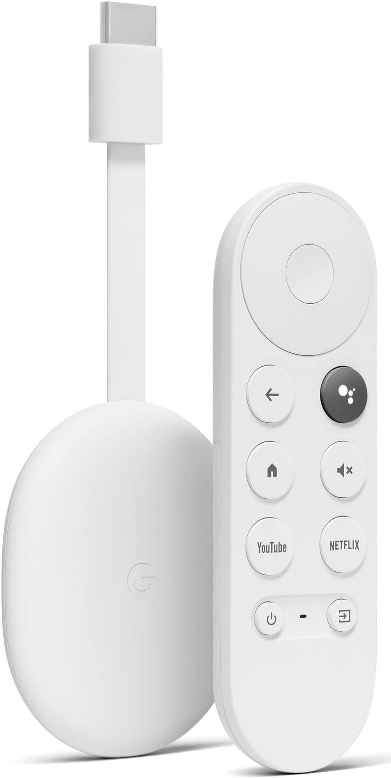 Alt view image 6 of 19 - Google Nest GA03131 Chromecast With Google TV (HD) - Snow