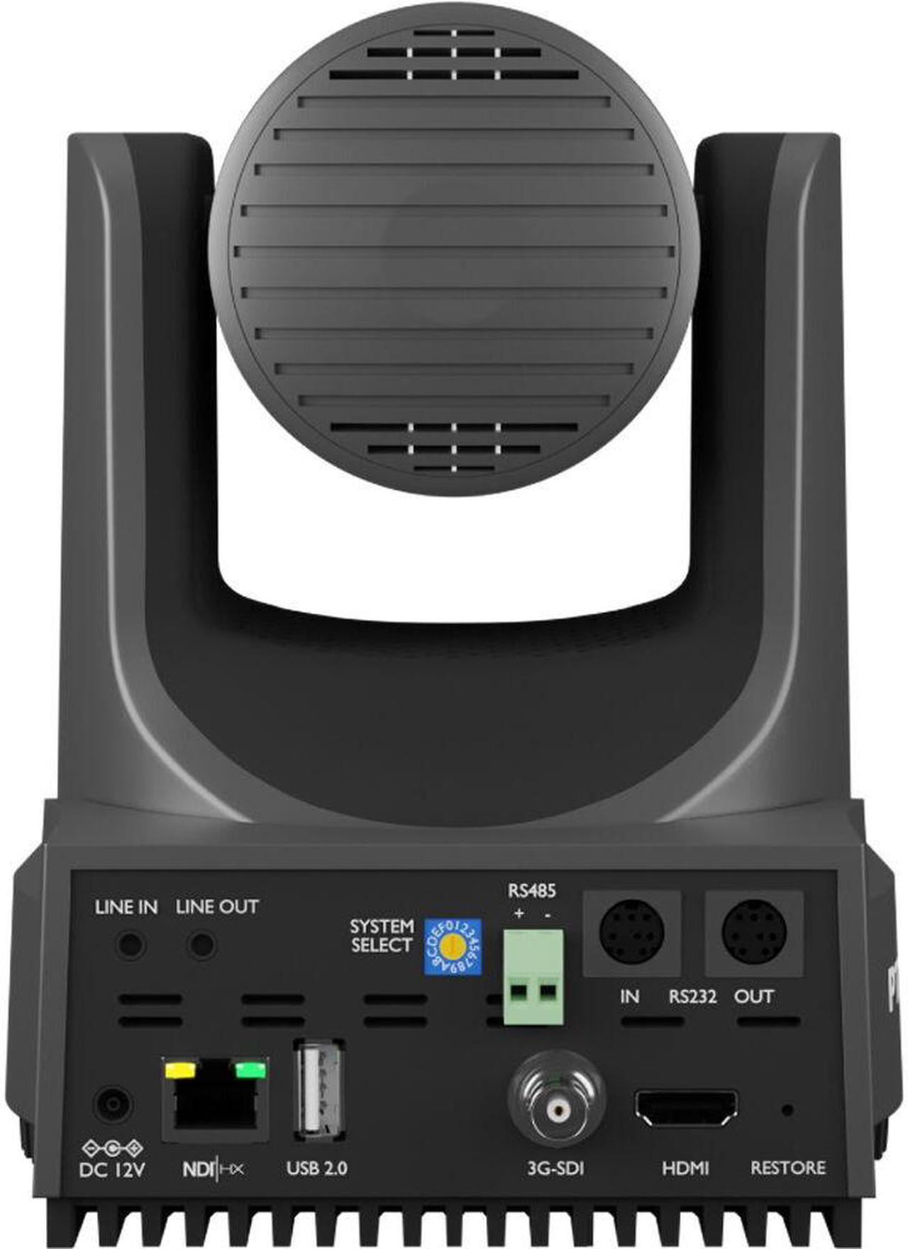 Alt view image 4 of 4 - PTZOptics Move 4K PTZ Camera with 12x Zoom (Gray) (PT12X-4K-GY-G3) + PT-JOY-G4 Controller
