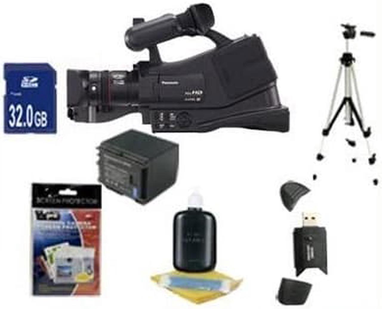 Main image of Panasonic AG-AC7 Shoulder Mount AVCHD Camcorder W/32GB SDHC Memory + Extra Extended Life Batteries + Ac/Dc Rapid Charger + Full Size Tripod + Deluxe Case w/Strap + Accessory Saver Bundle!