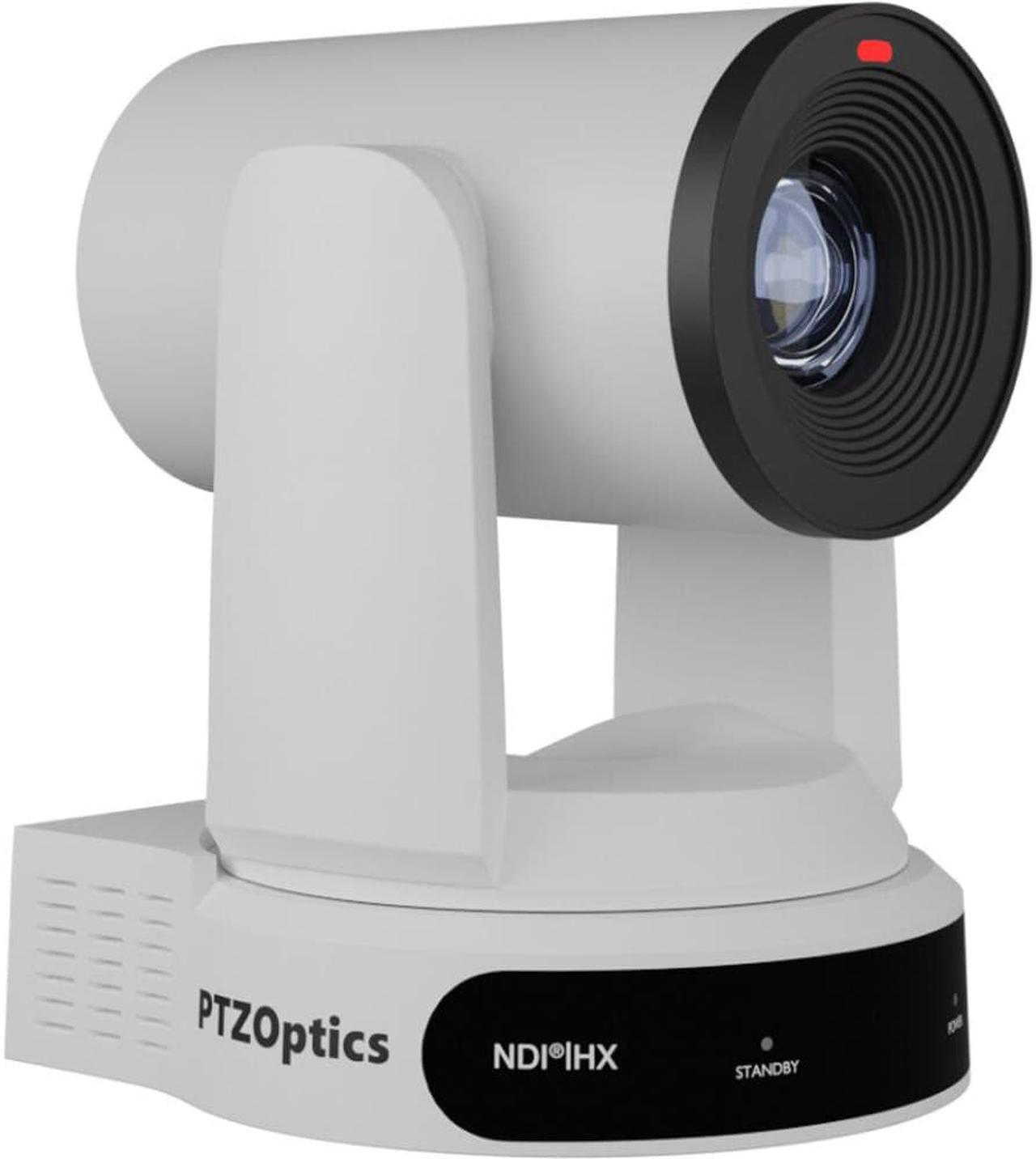 Alt view image 2 of 4 - 5 x PTZOptics Move 4K PTZ Camera with 30x Zoom (White) (PT30X-4K-WH-G3)