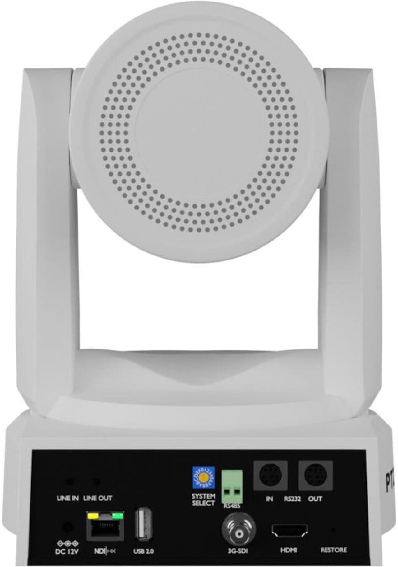 Alt view image 4 of 4 - 5 x PTZOptics Move 4K PTZ Camera with 30x Zoom (White) (PT30X-4K-WH-G3)