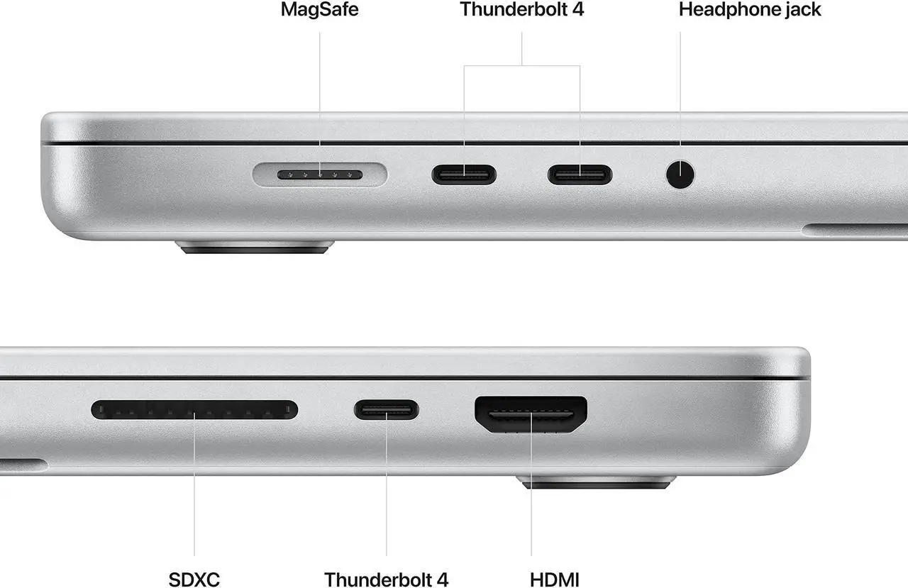 Alt view image 4 of 4 - Apple 2023 16" MacBook Pro M2 Max chip , 32GB Unified Memory, 1TB SSD Storage (Silver)