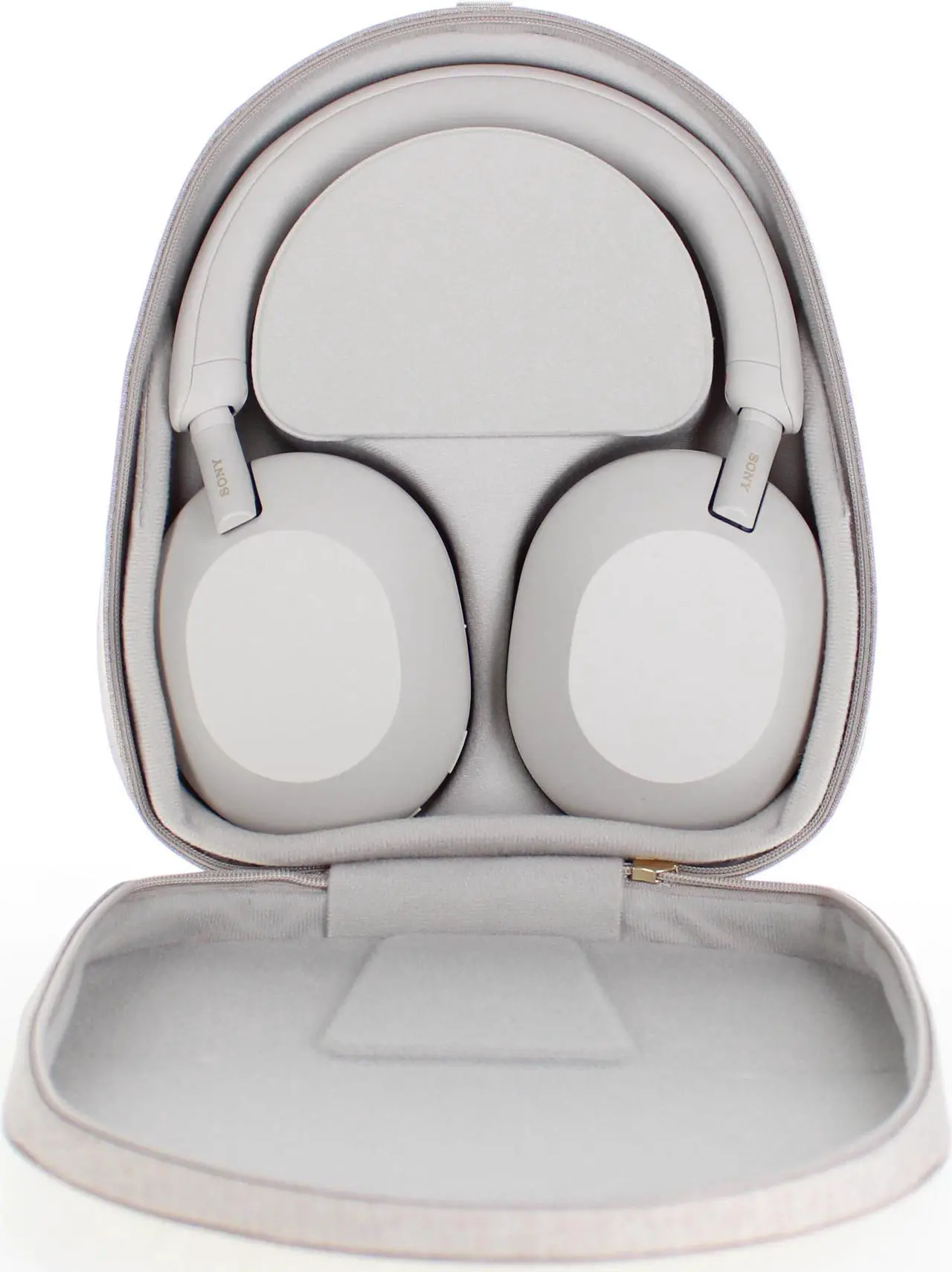 Alt view image 14 of 20 - Sony WH-1000XM5 Noise-Canceling Wireless Over-Ear Headphones (Silver)
