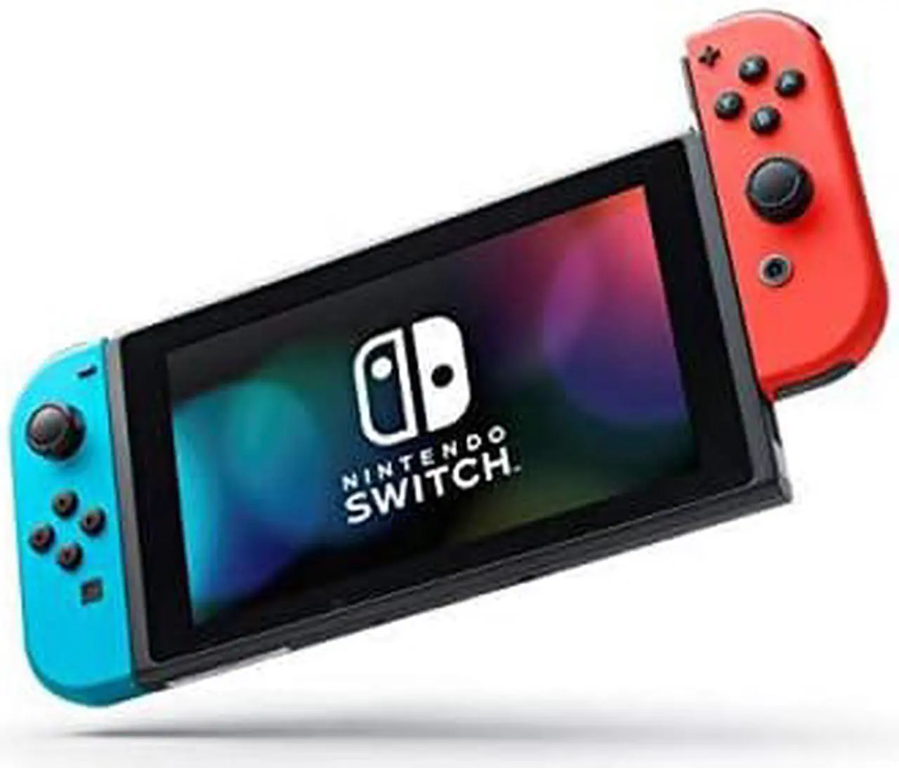 Alt view image 14 of 20 - Nintendo Switch - Neon Blue/Neon Red Joy-Con + Mario Kart 8 Deluxe (Download) + 3month Nintendo Switch Online membership - Black/Neon Blue/Neon Red