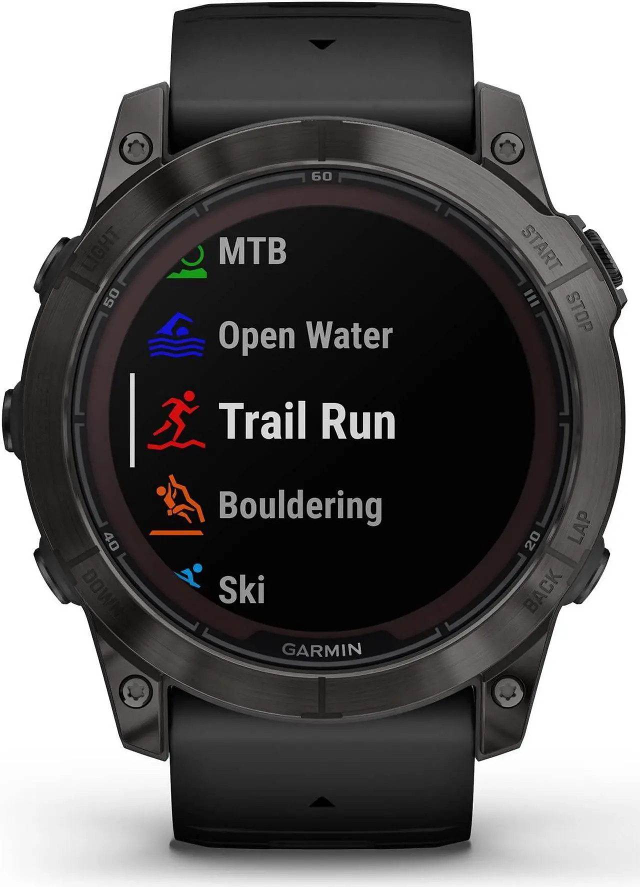Alt view image 2 of 4 - Garmin fenix 7X Pro – Sapphire Solar Edition, Carbon Gray DLC Titanium with Black Band | Solar Charging GPS Smart Watch 010-02778-10